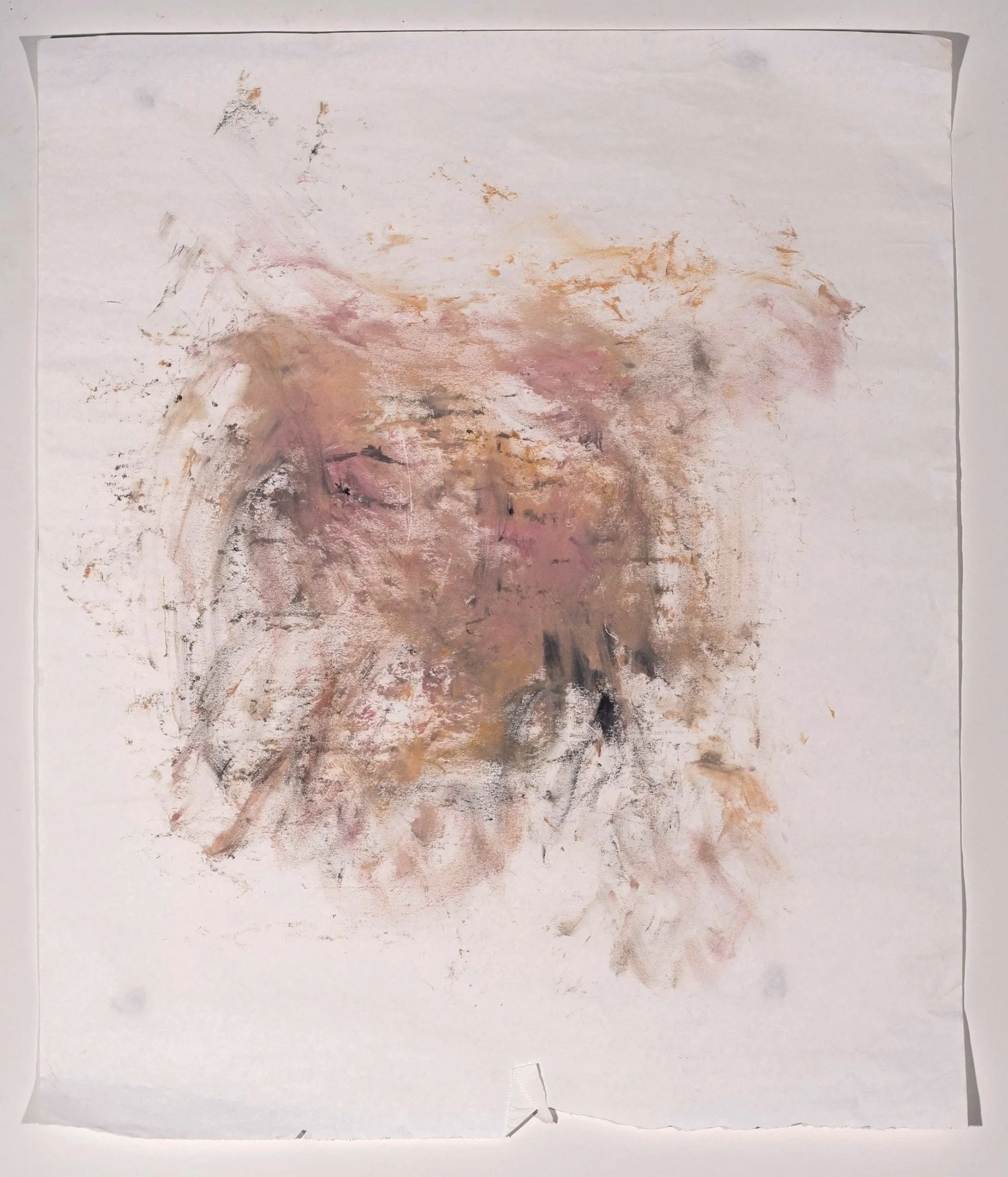 2025, oil on paper, 32 x 27 in.