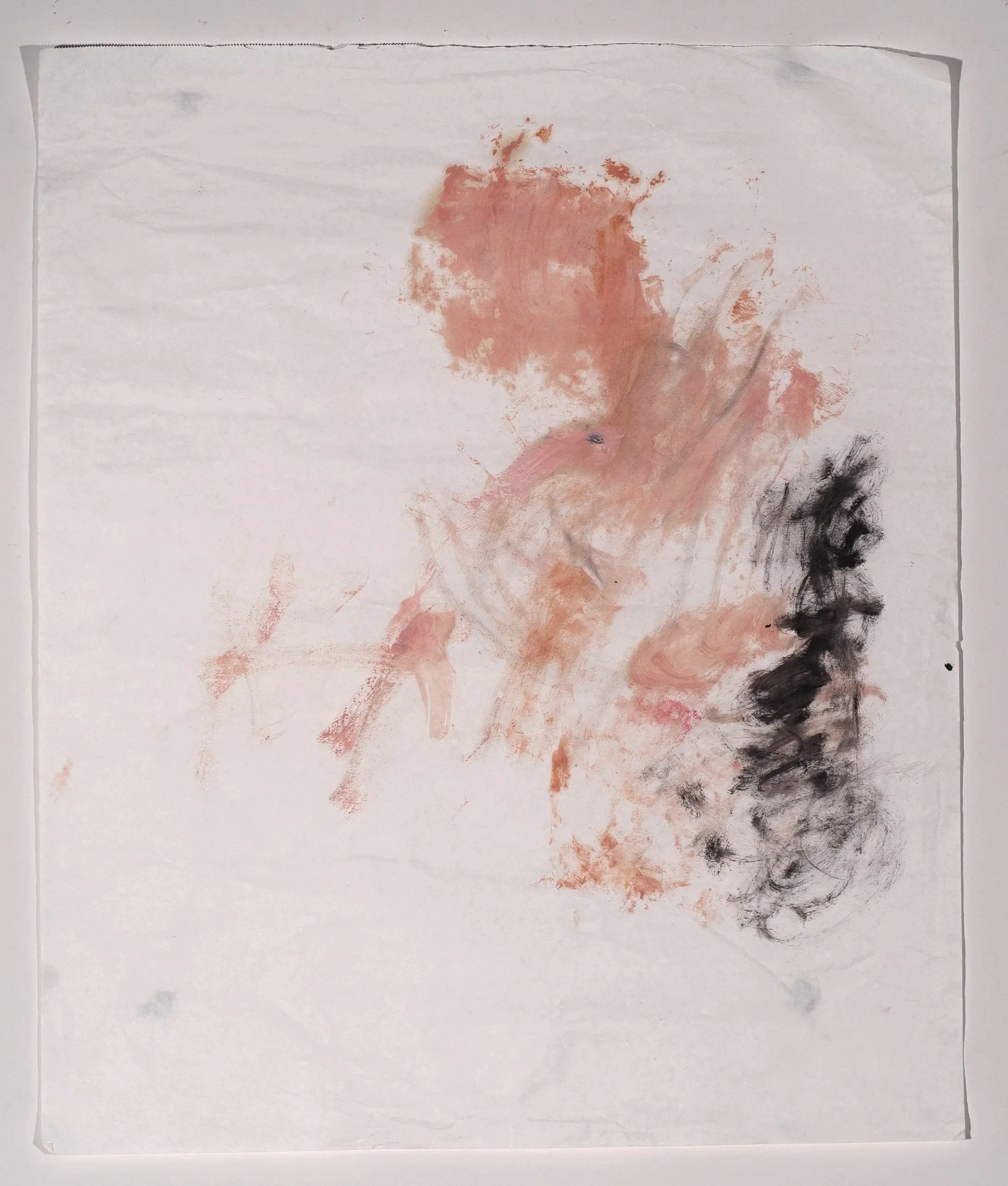 2025, oil on paper, 32 x 27 in.