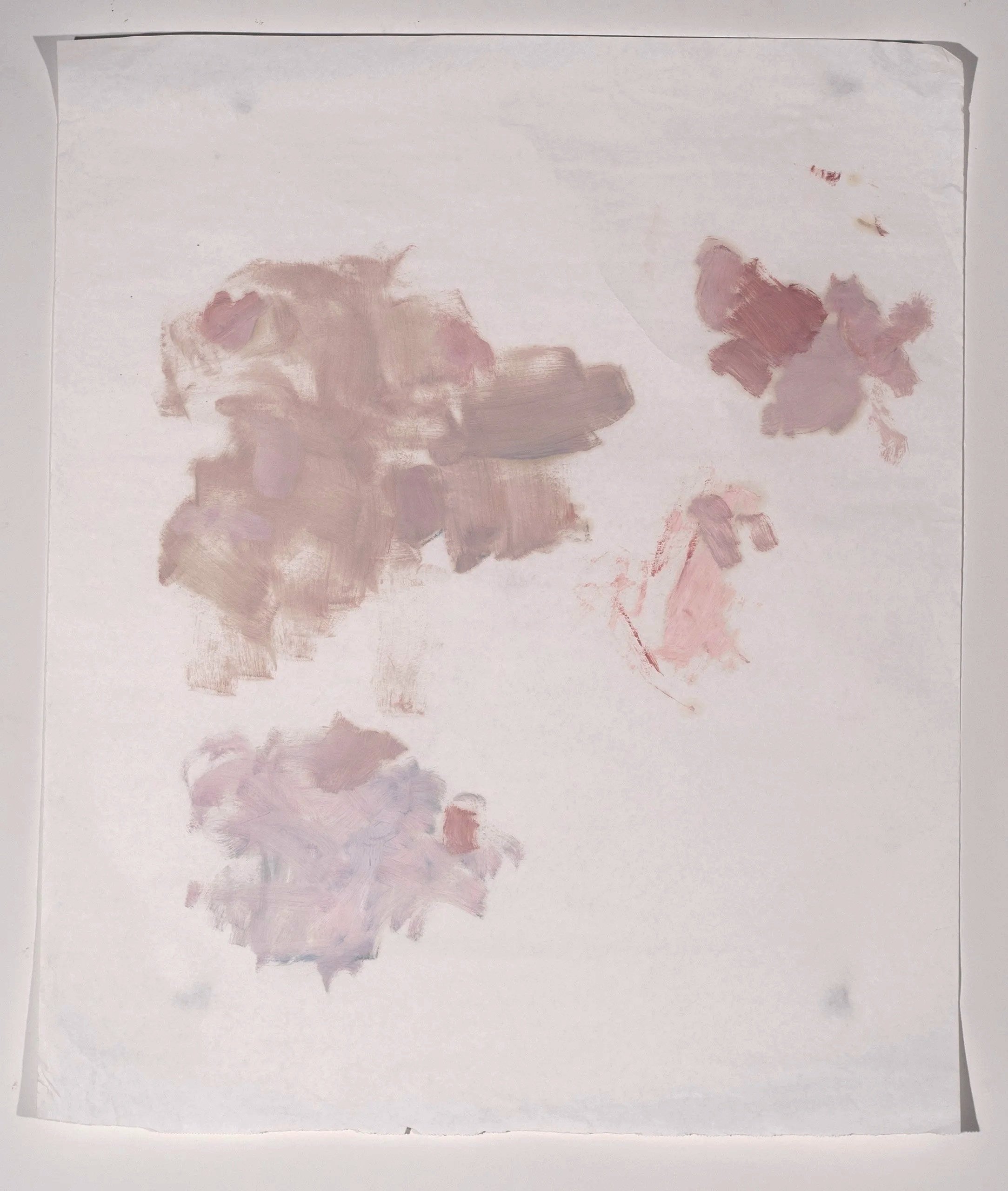 2025, oil on paper, 32 x 27 in.