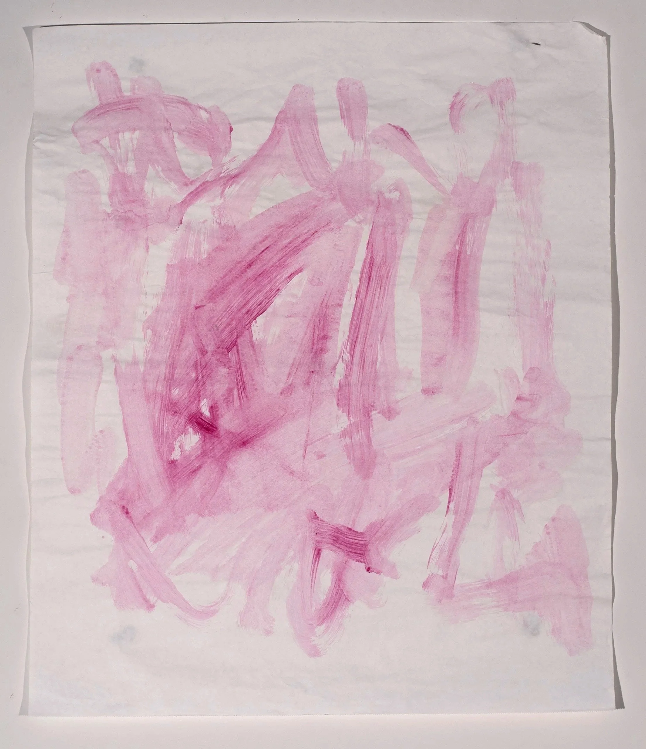 2025, oil on paper, 32 x 27 in.