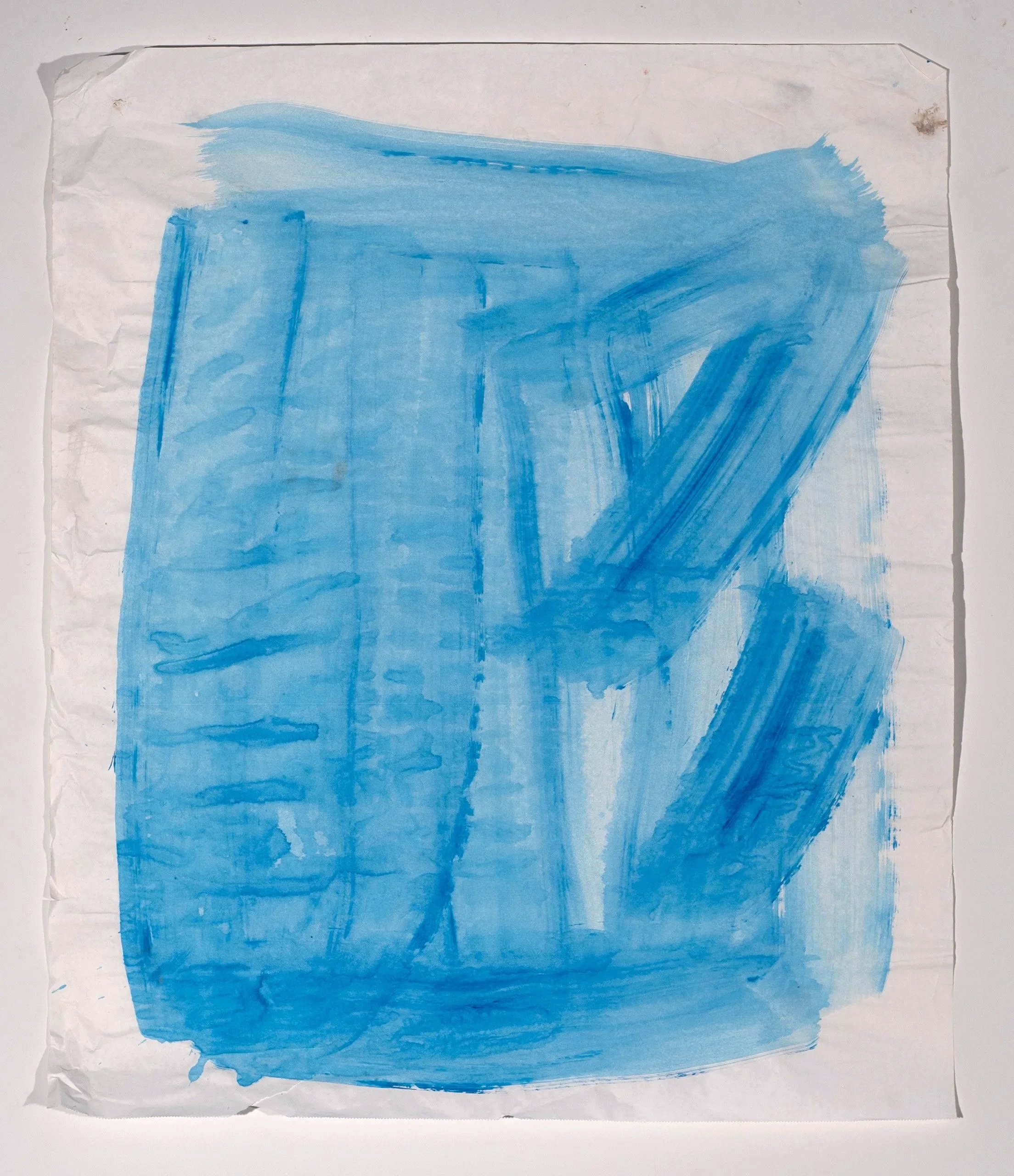 2025, oil on paper, 32 x 27 in.