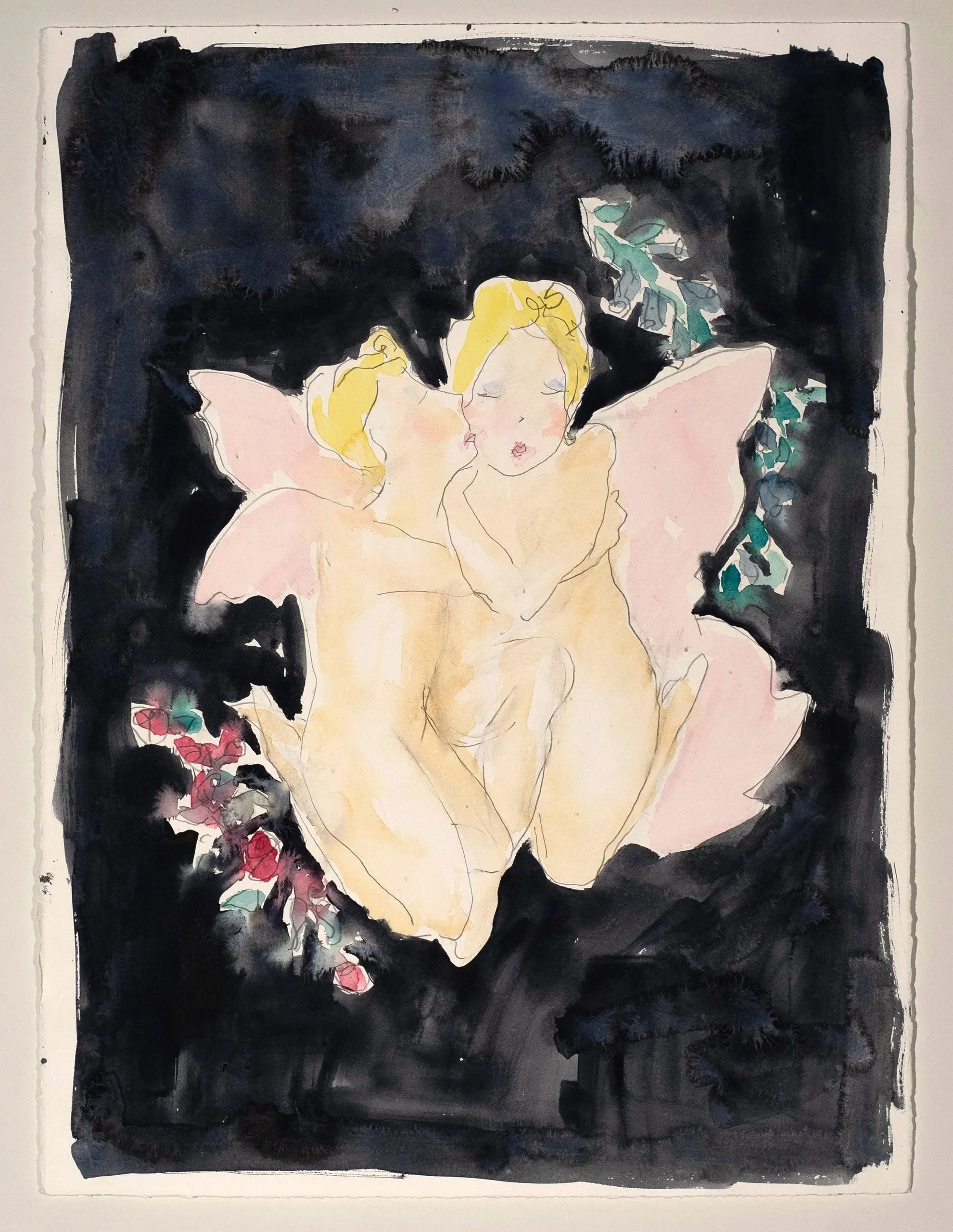 2026, watercolor on paper, 30 x 22 in.
