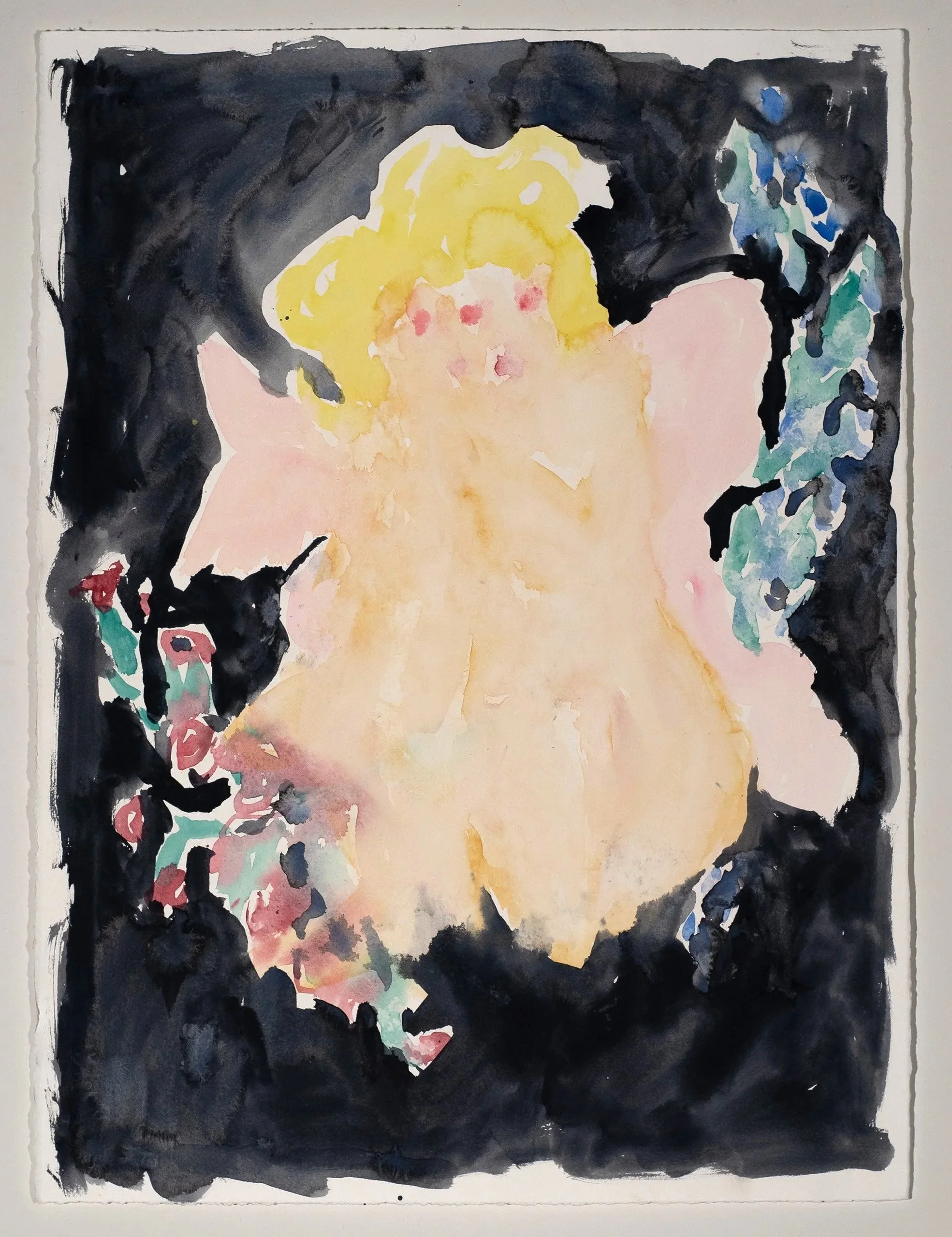 2026, watercolor on paper, 30 x 22 in.