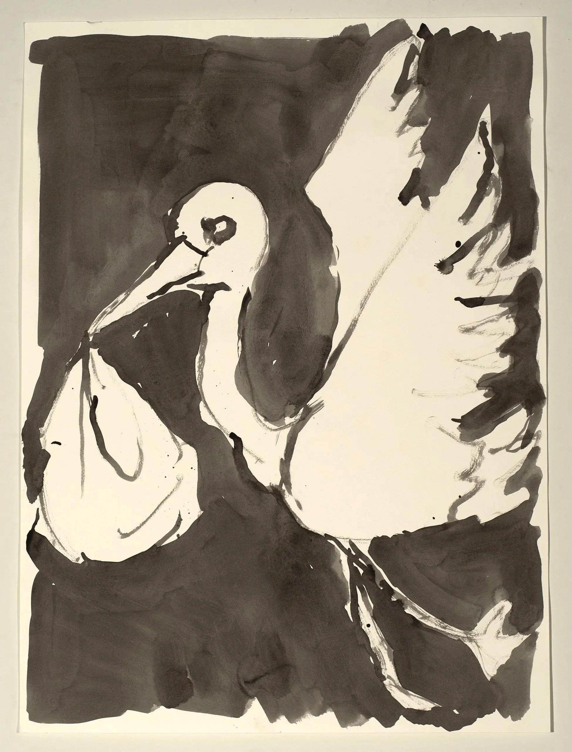 2025, watercolor on paper, 30 x 24 in.