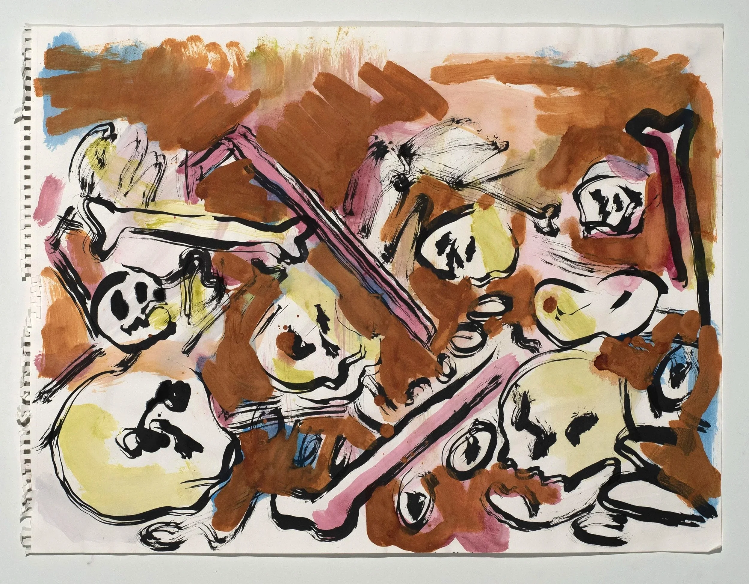 2025, watercolor on paper,  18 x 24 in.