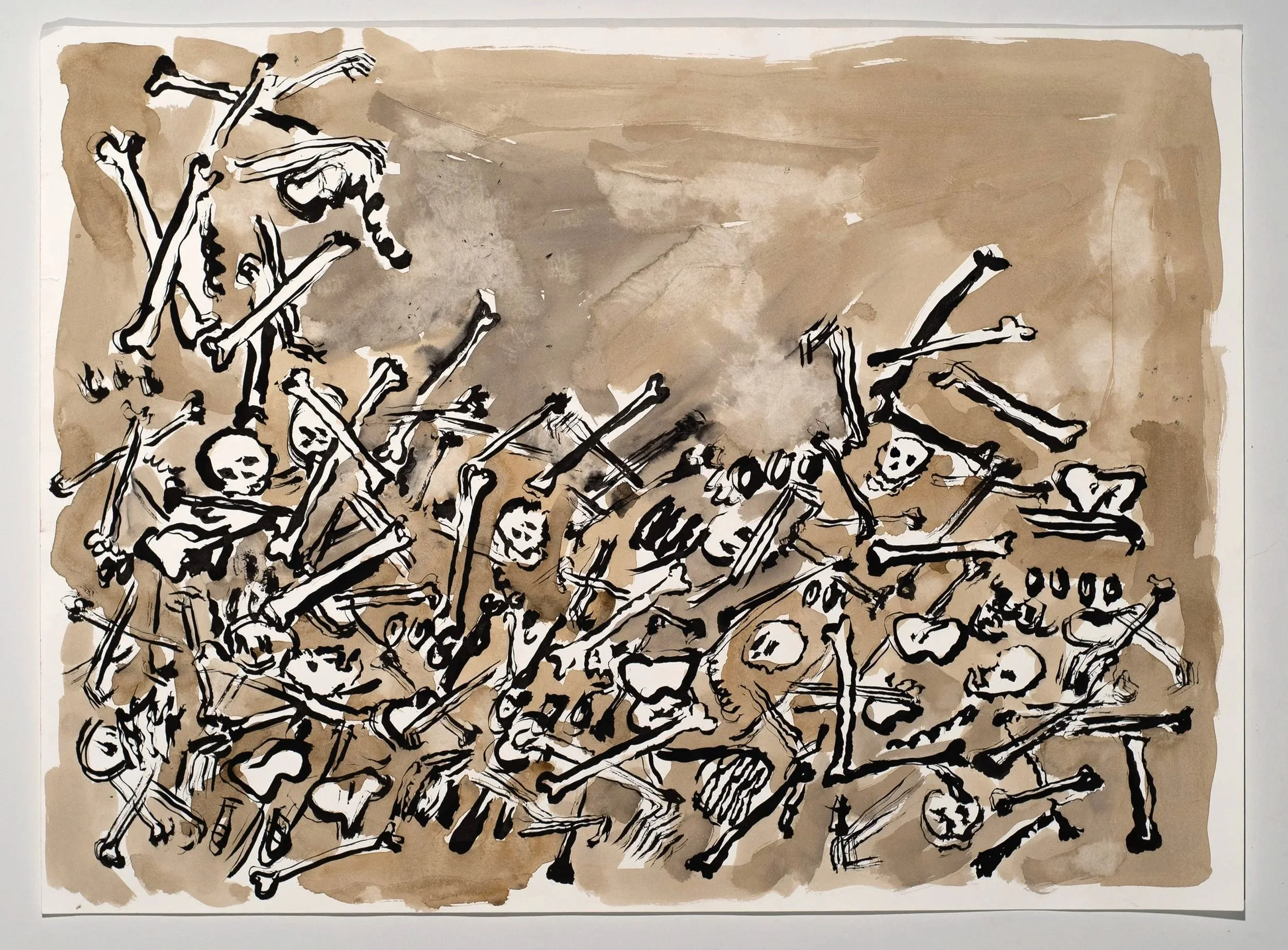 2025, watercolor on paper,  22 x 30 in.