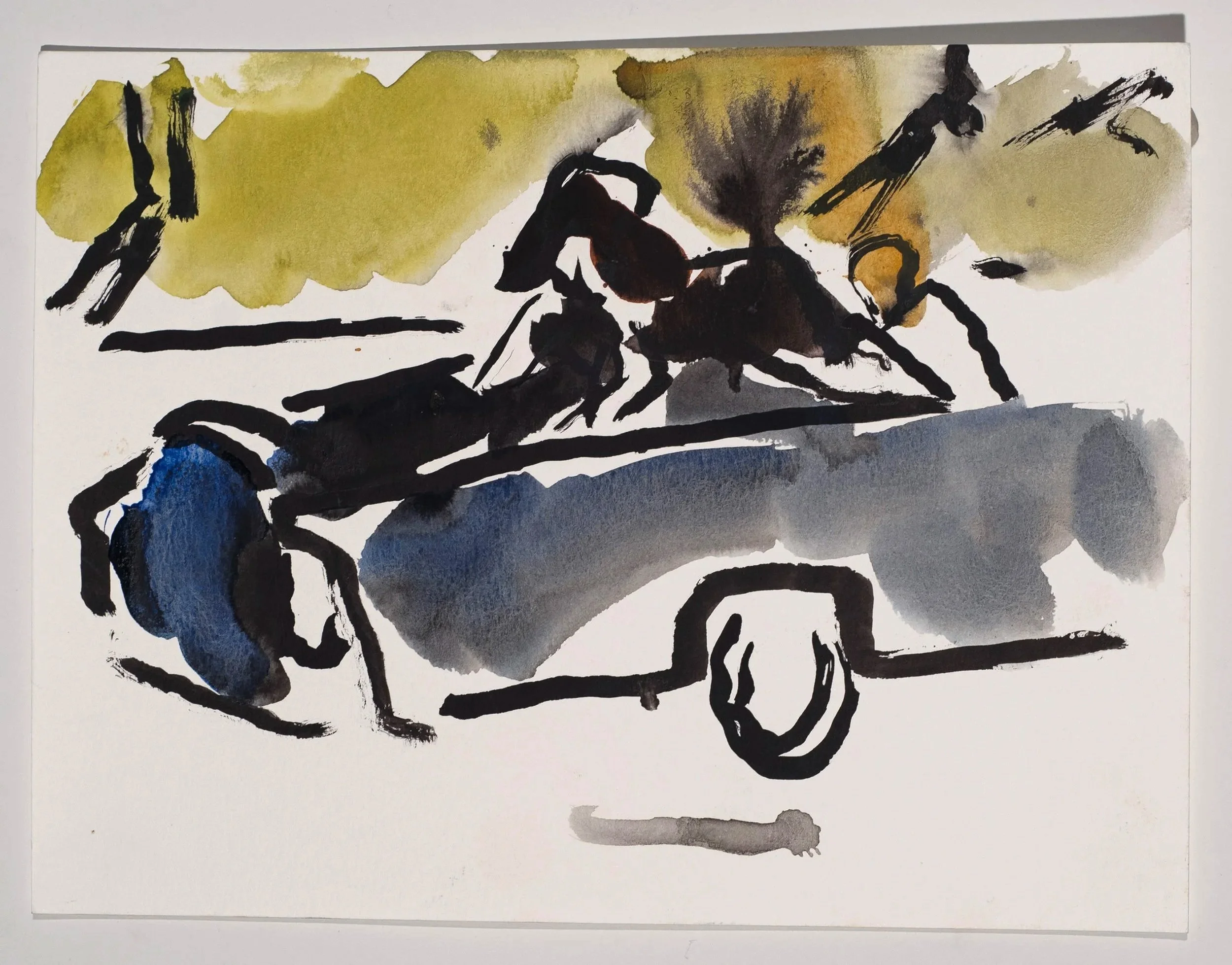 2025, watercolor on paper, 9 x 12 in.