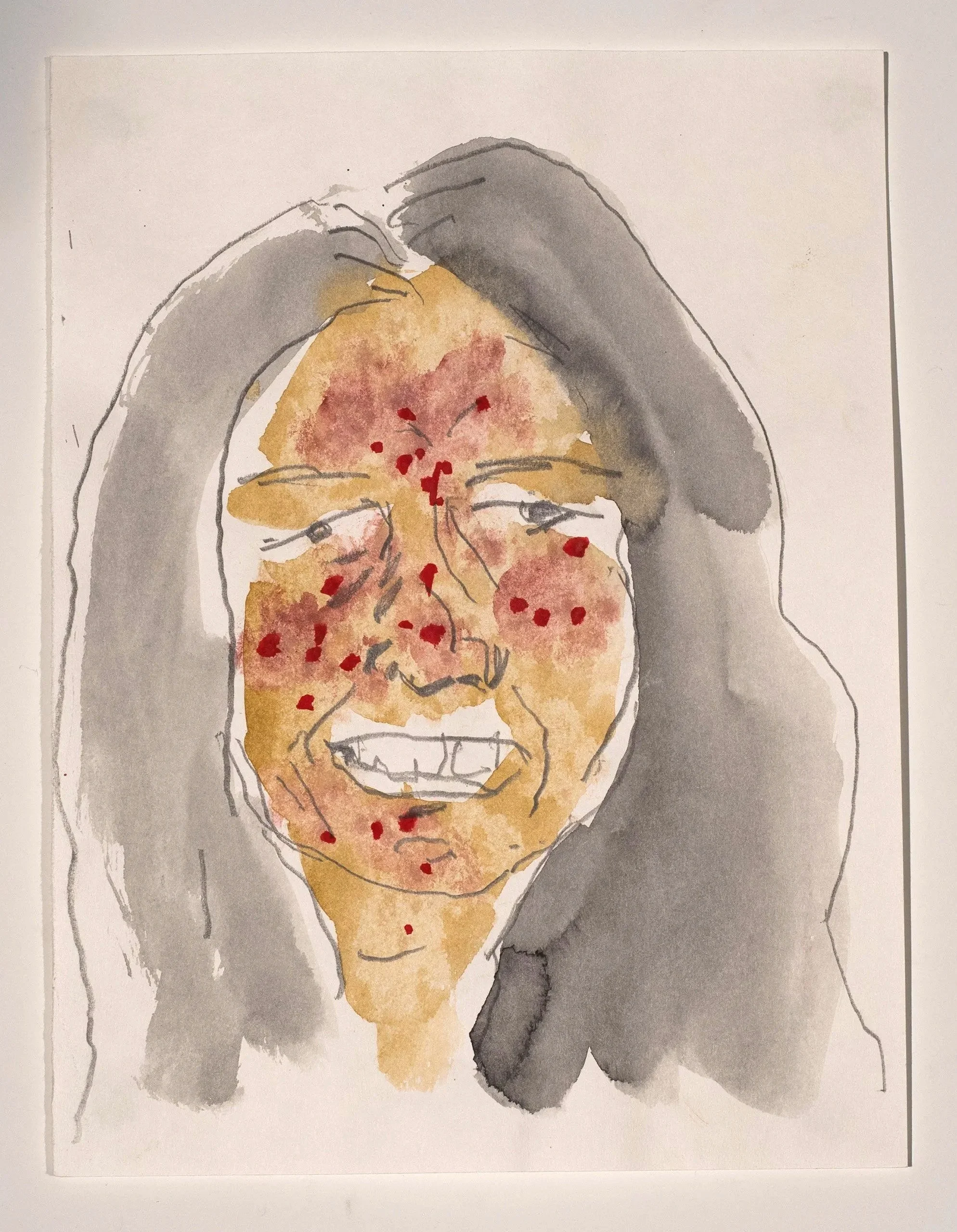 2025, watercolor on paper, 12 x 9 in.