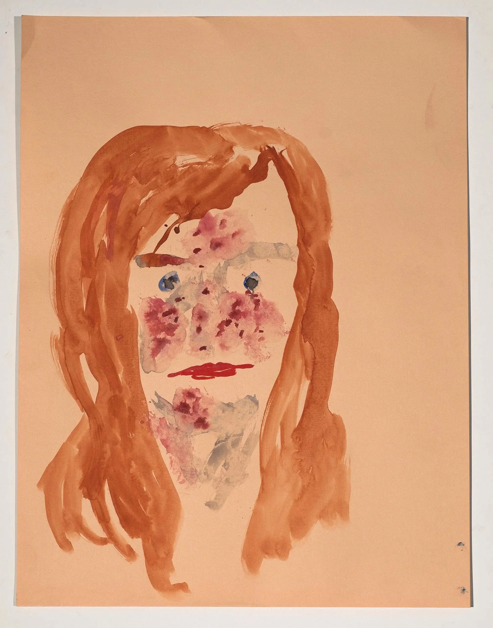 2025, watercolor on paper, 12 x 9 in.