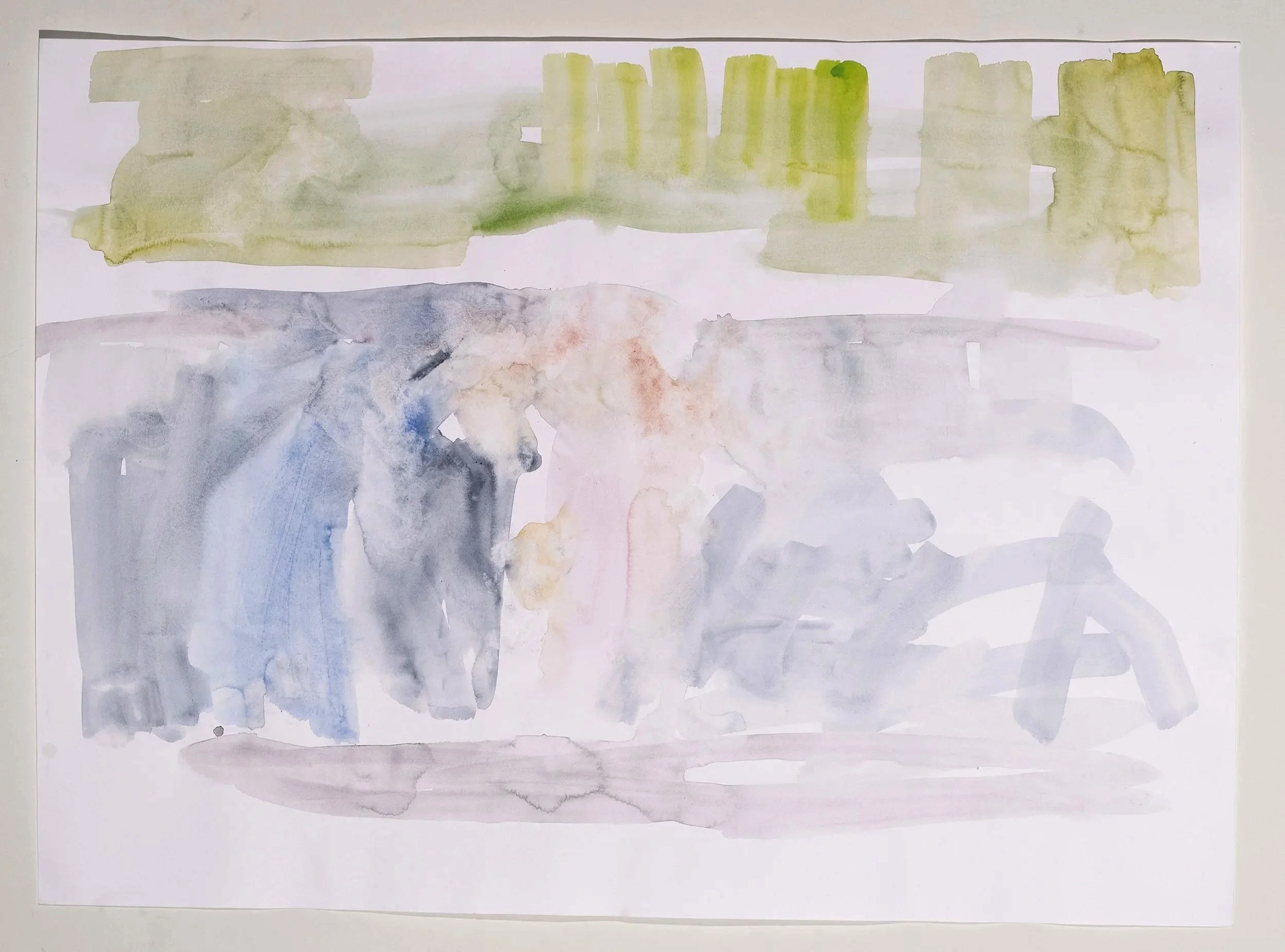 2025, watercolor on paper,  22 x 30 in.