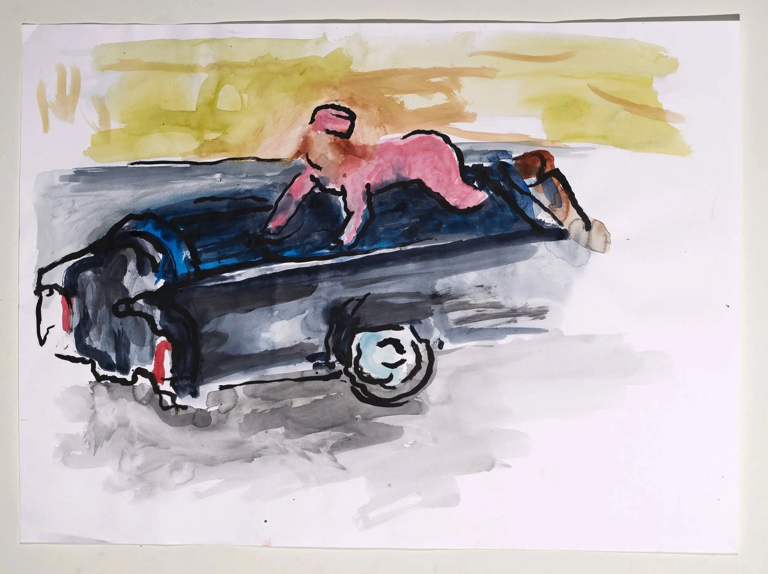 2025, watercolor on paper, 9 x 12 in.