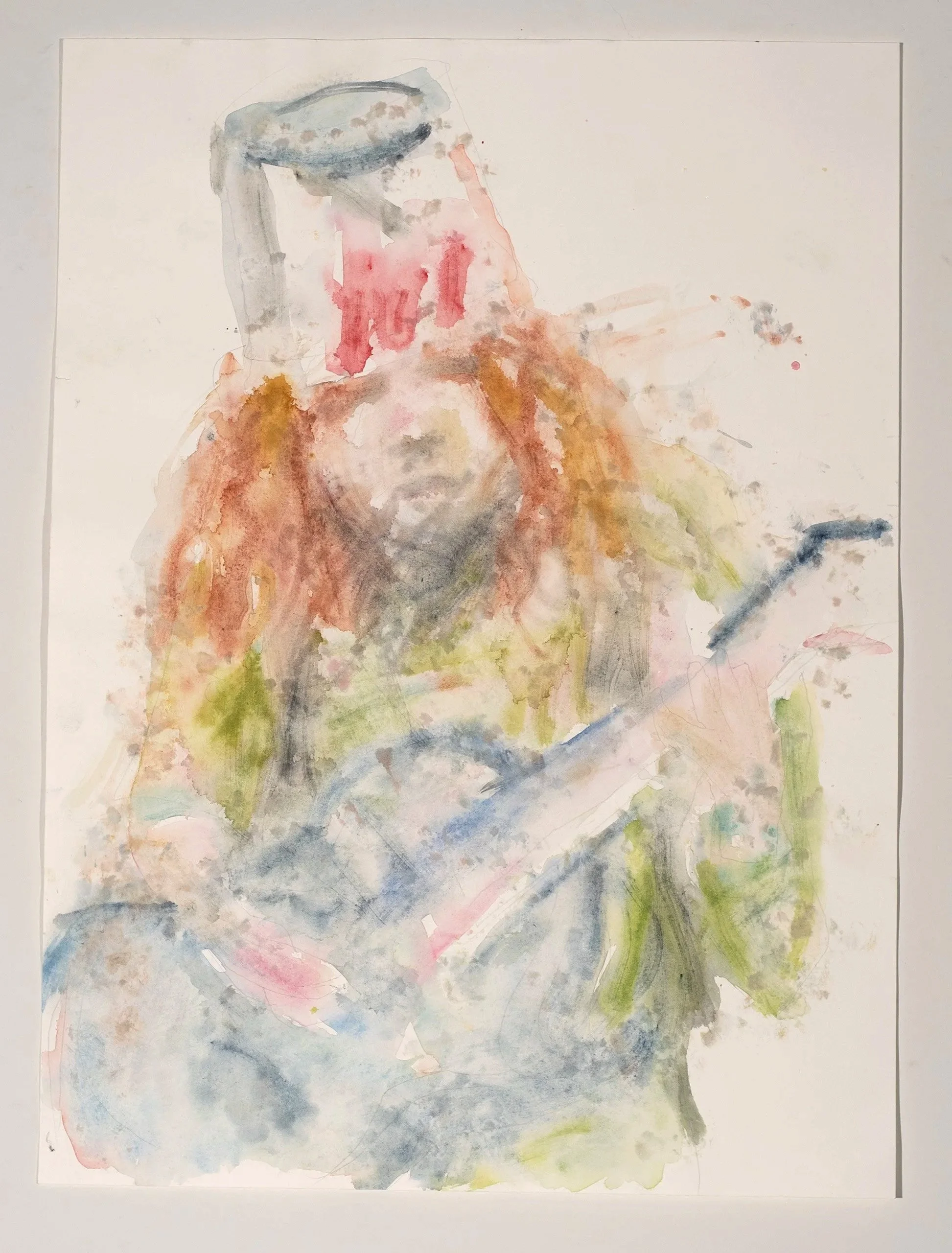 2025, watercolor on paper, 22 x 30 in.