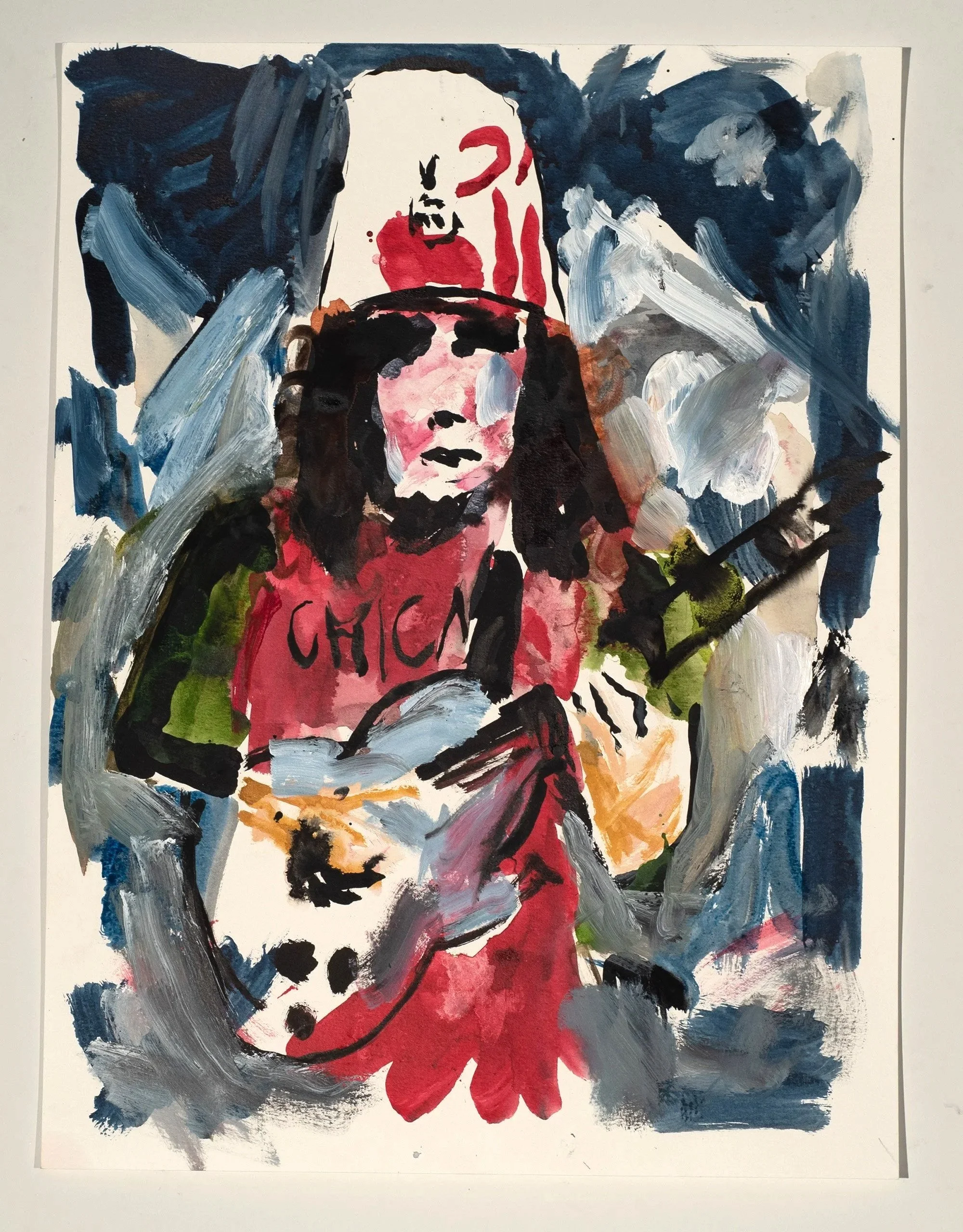 2025, watercolor on paper, 22 x 30 in.