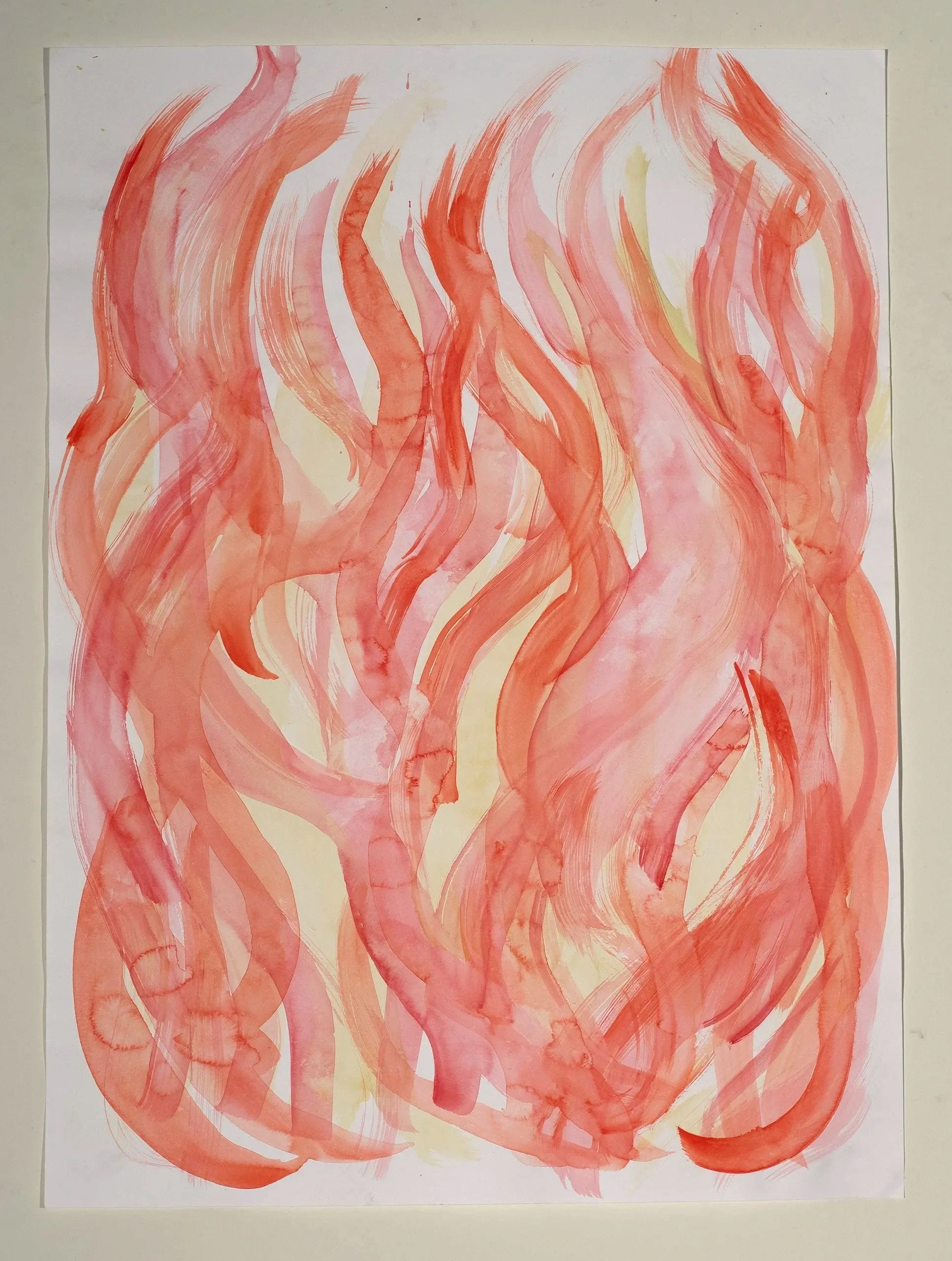 2025, watercolor on paper,  30 x 22 in.