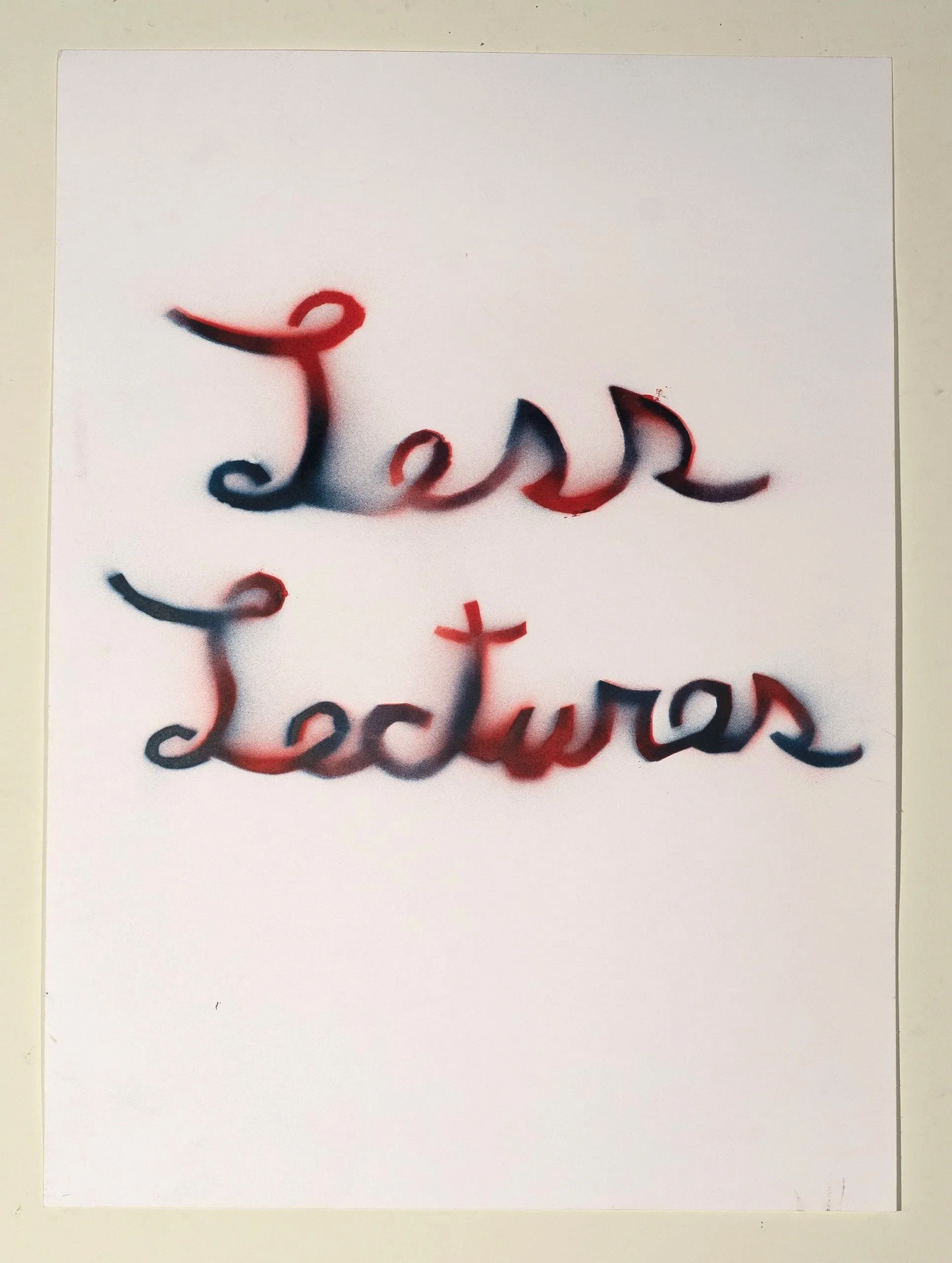 2025, stencil on paper, 30 x 22 in.