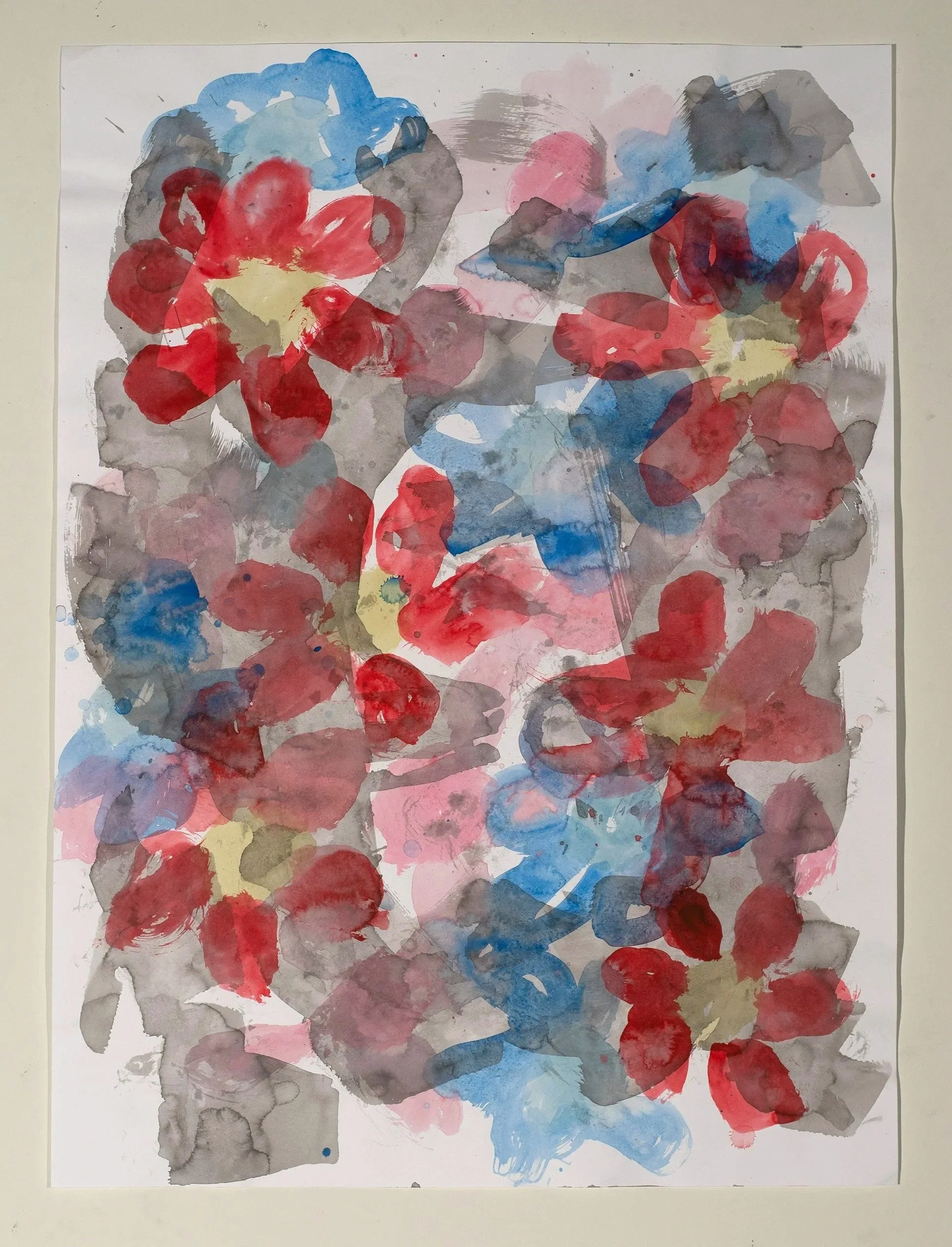2025, watercolor on paper, 30 x 22 in.
