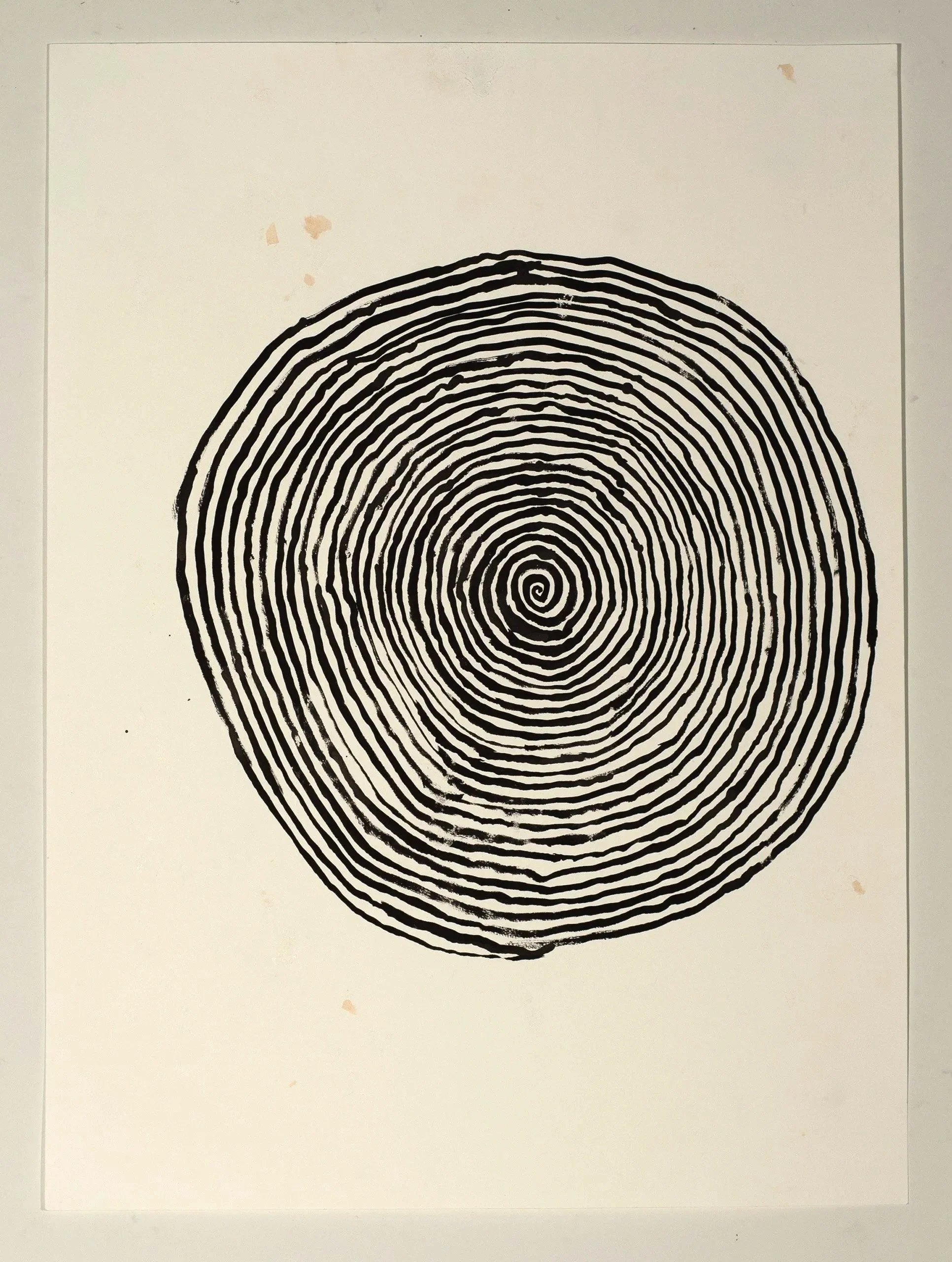 2025, watercolor on paper,  30 x 22 in.