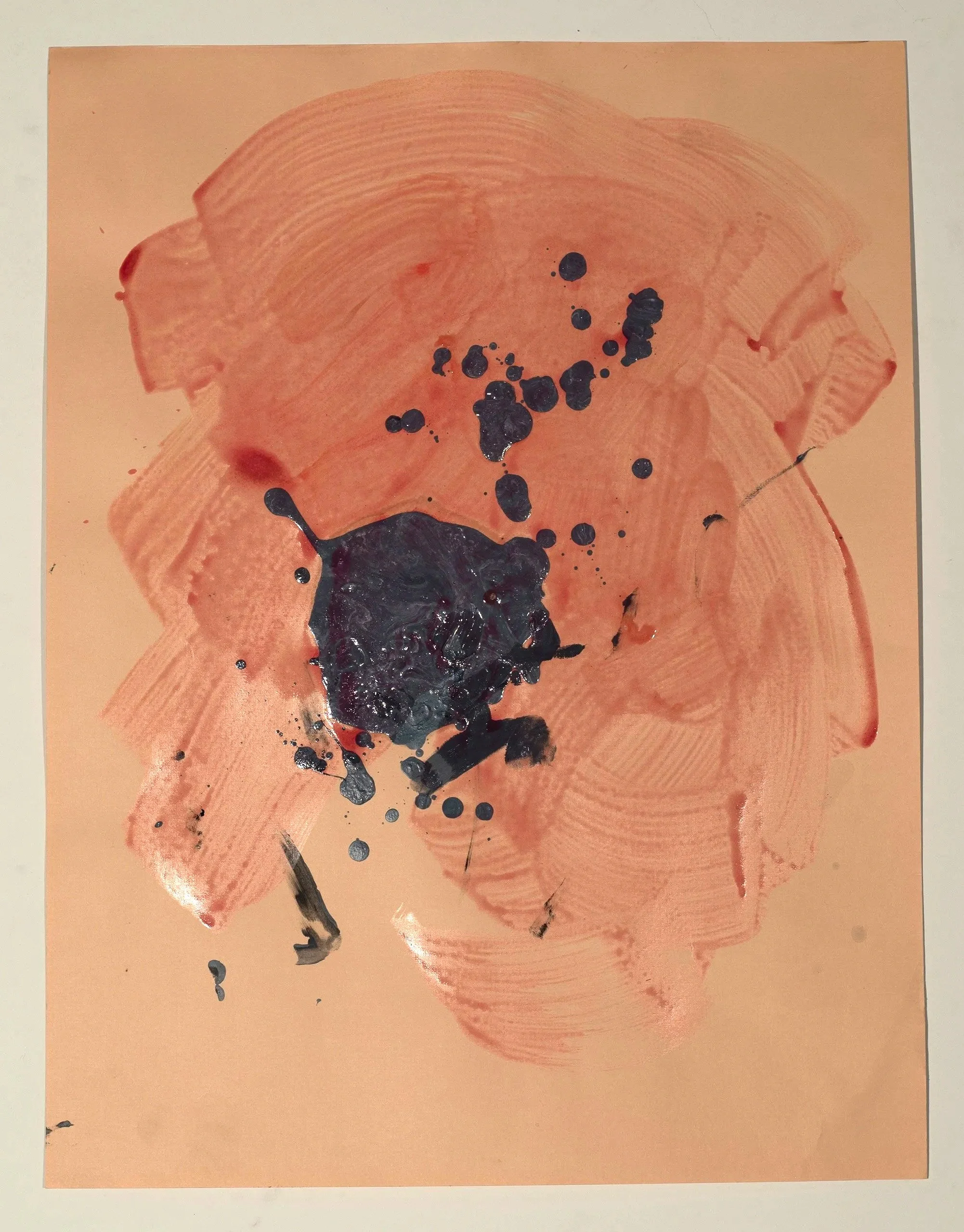 2025, acrylic on paper,  30 x 22 in.