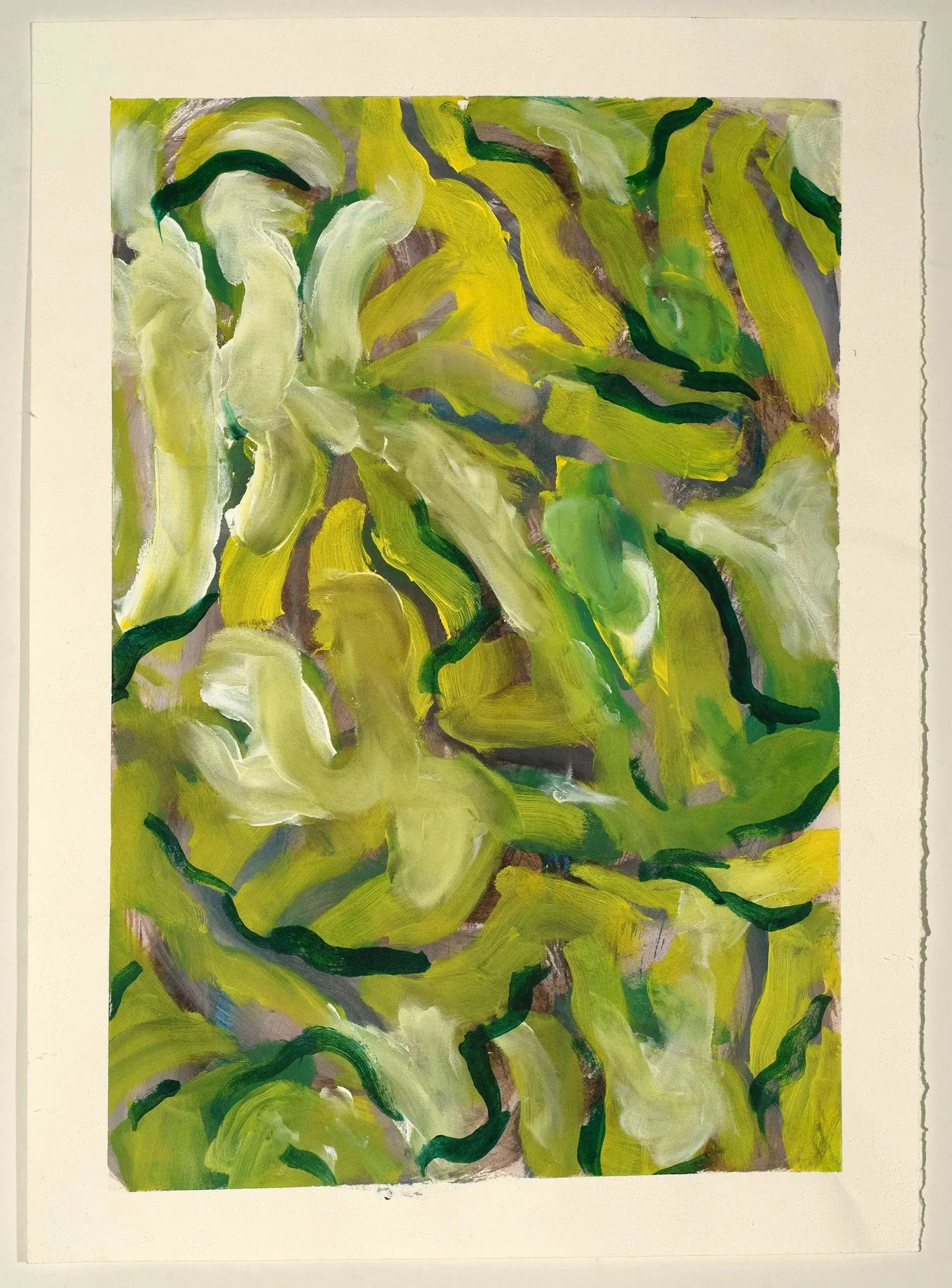 2025, acrylic on paper, 12 x 9 in.