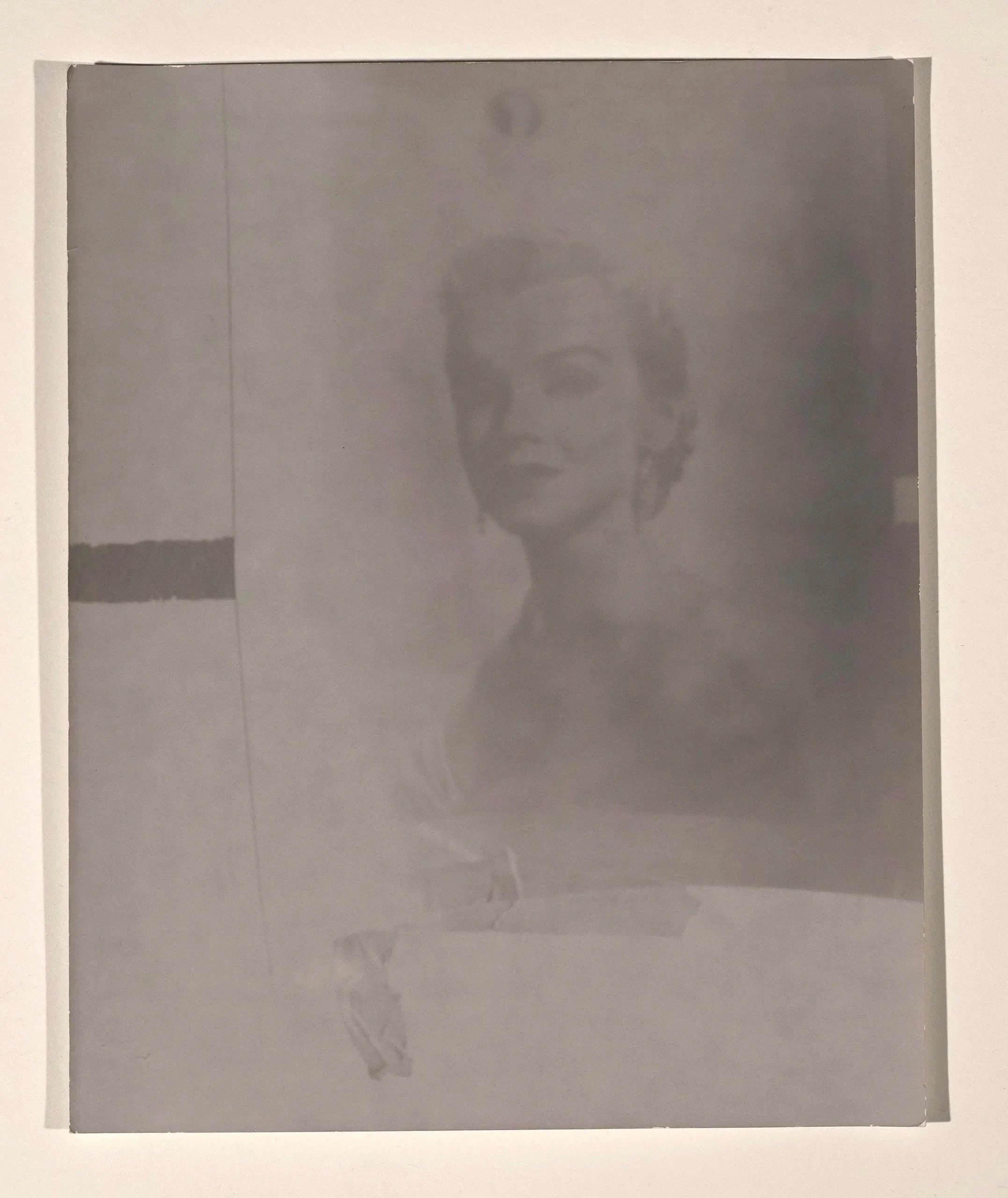 2018, two stage pinhole silver gelatin print, 10 x 8 in.