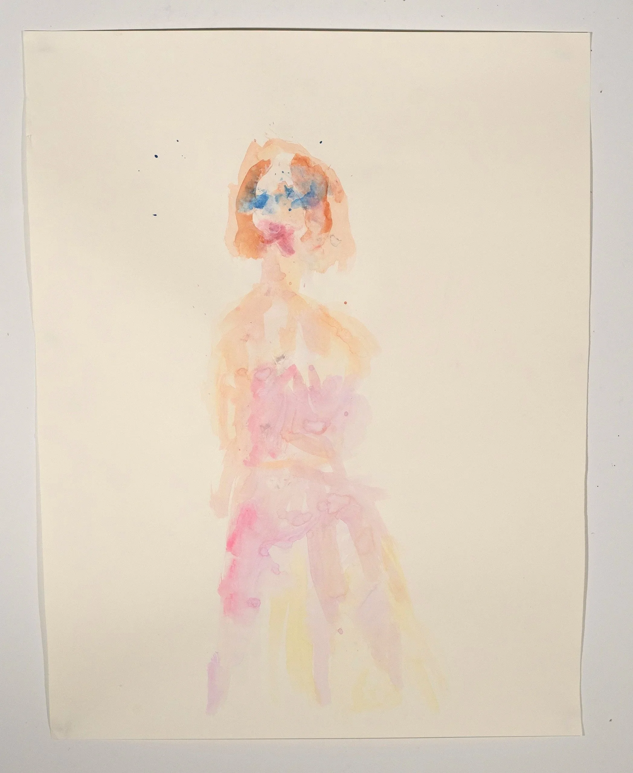 2025, watercolor on paper, 42 x 43 in.