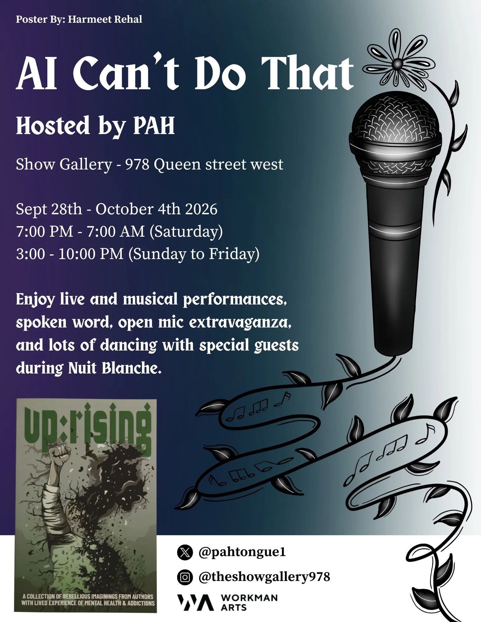2026 - Poster for PAH's show at Show Gallery