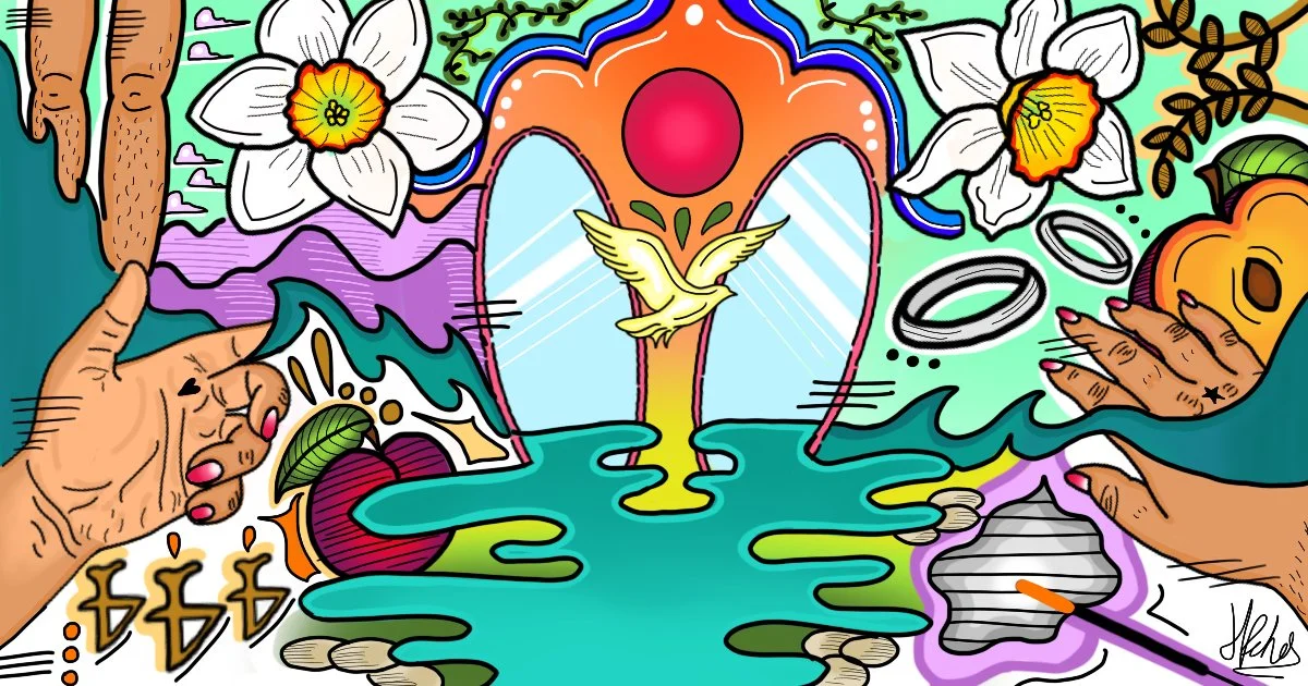 2022 - Article Illustration for Sanna Wani x Palette poetry
