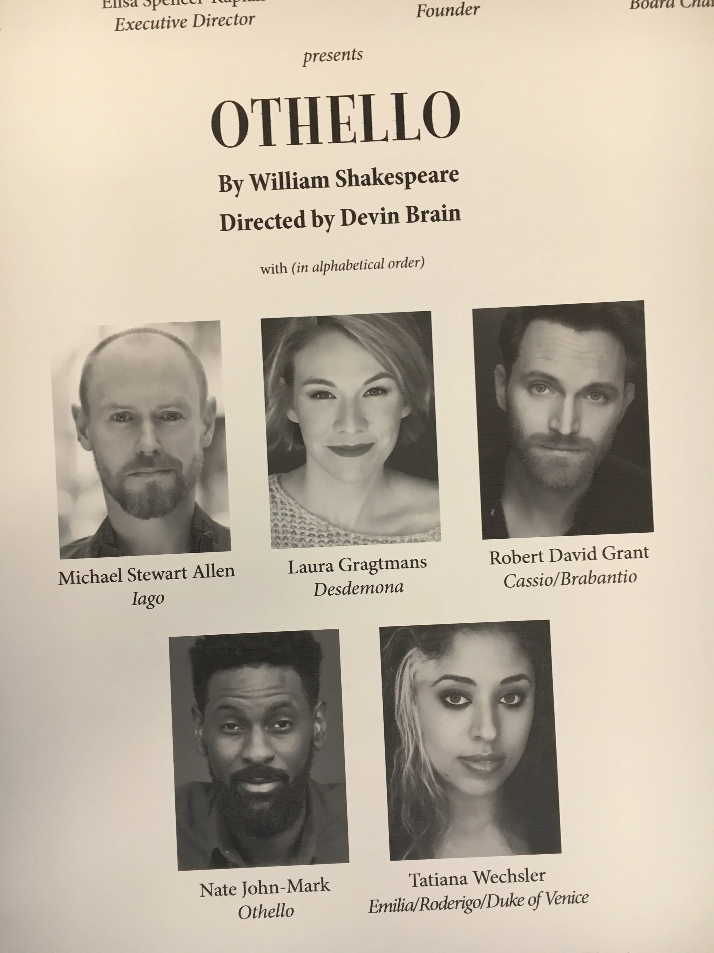Iago with The Acting Company
