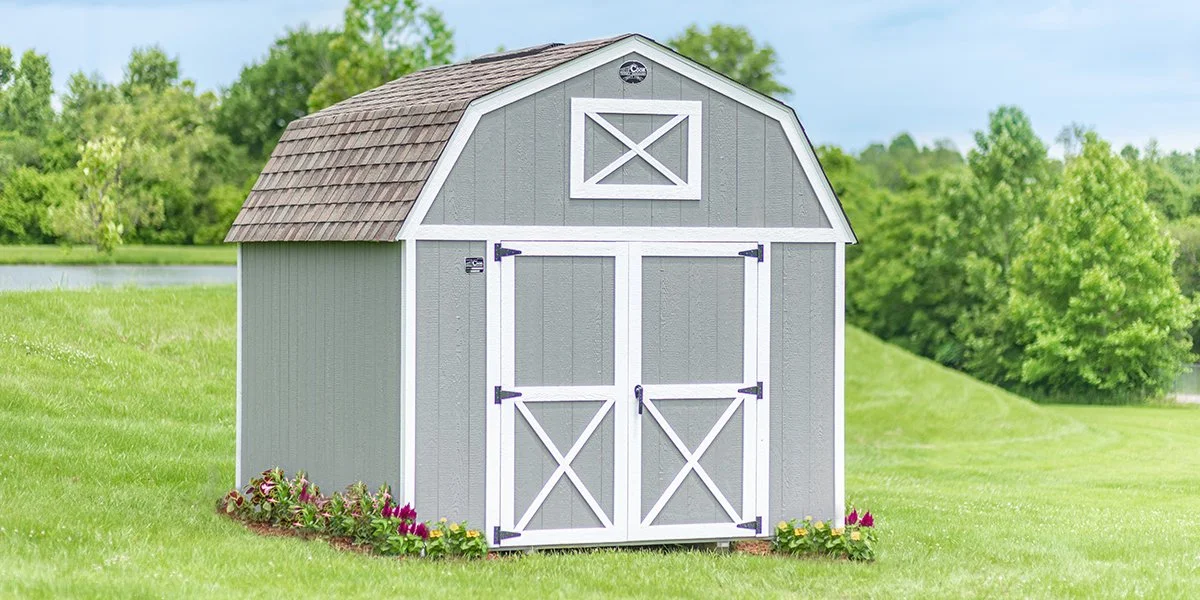 Cook portable lofted barn