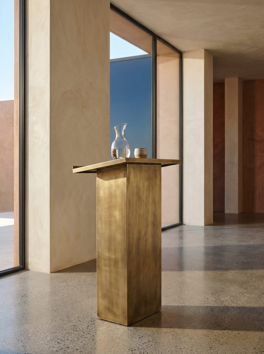 Brass Podium Rental