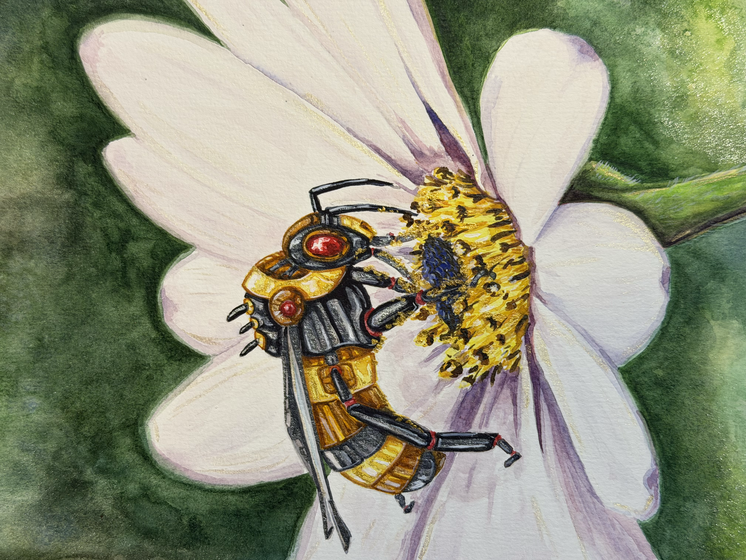 Alternative Bee
Watercolor on Paper Board