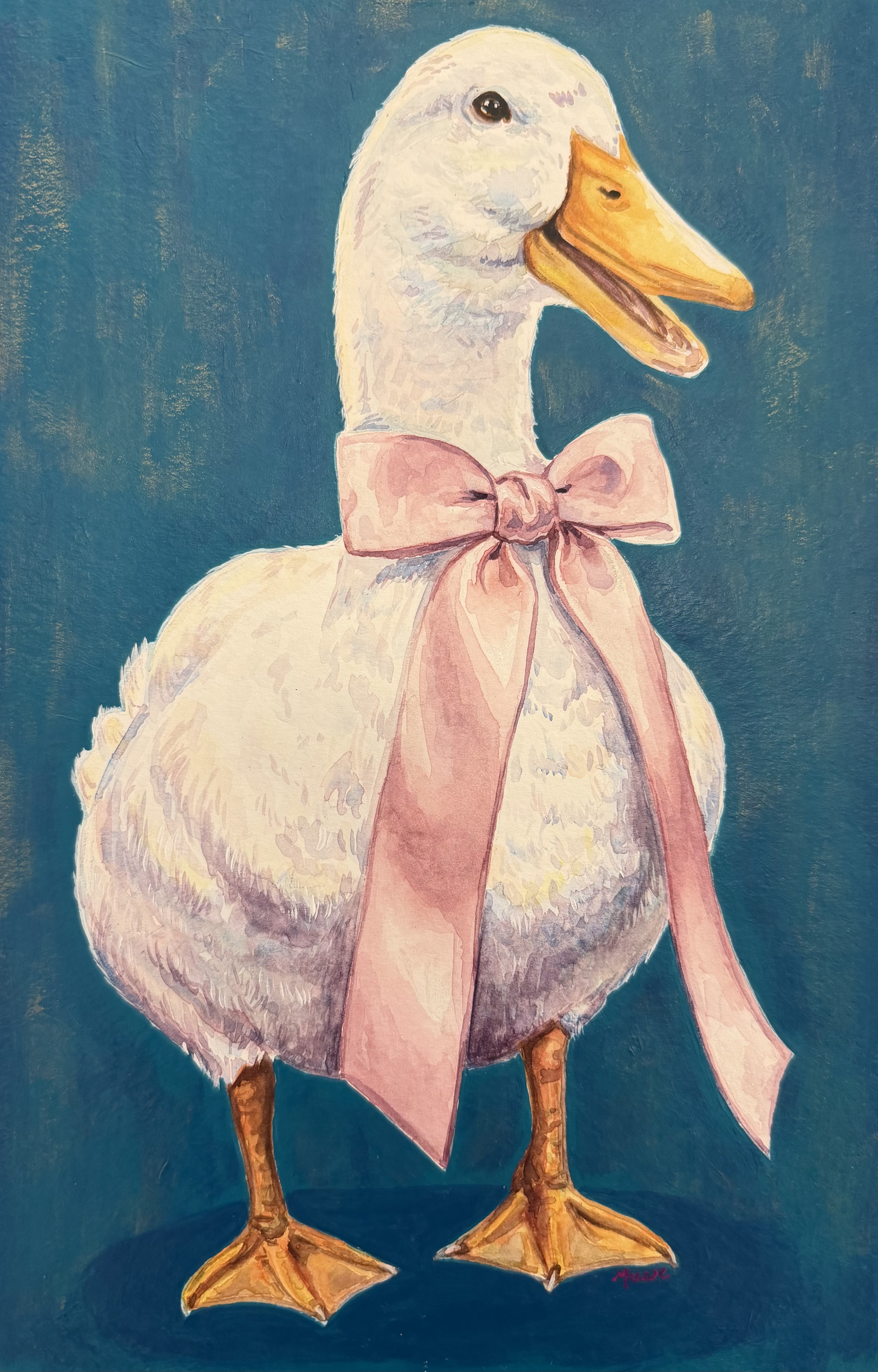 Lucky Duck
Mixed Media on Paper
12x9 Inches