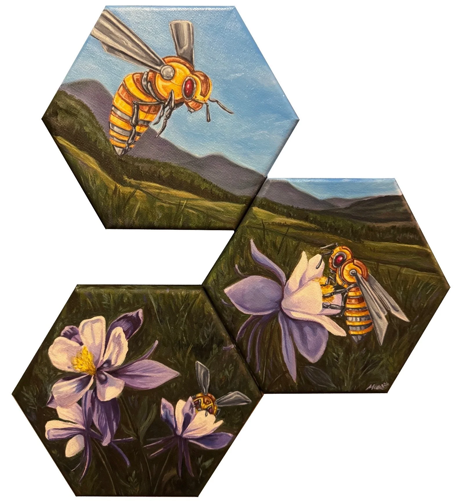 The Flowers Must Grow
Oil on Assembled Canvas