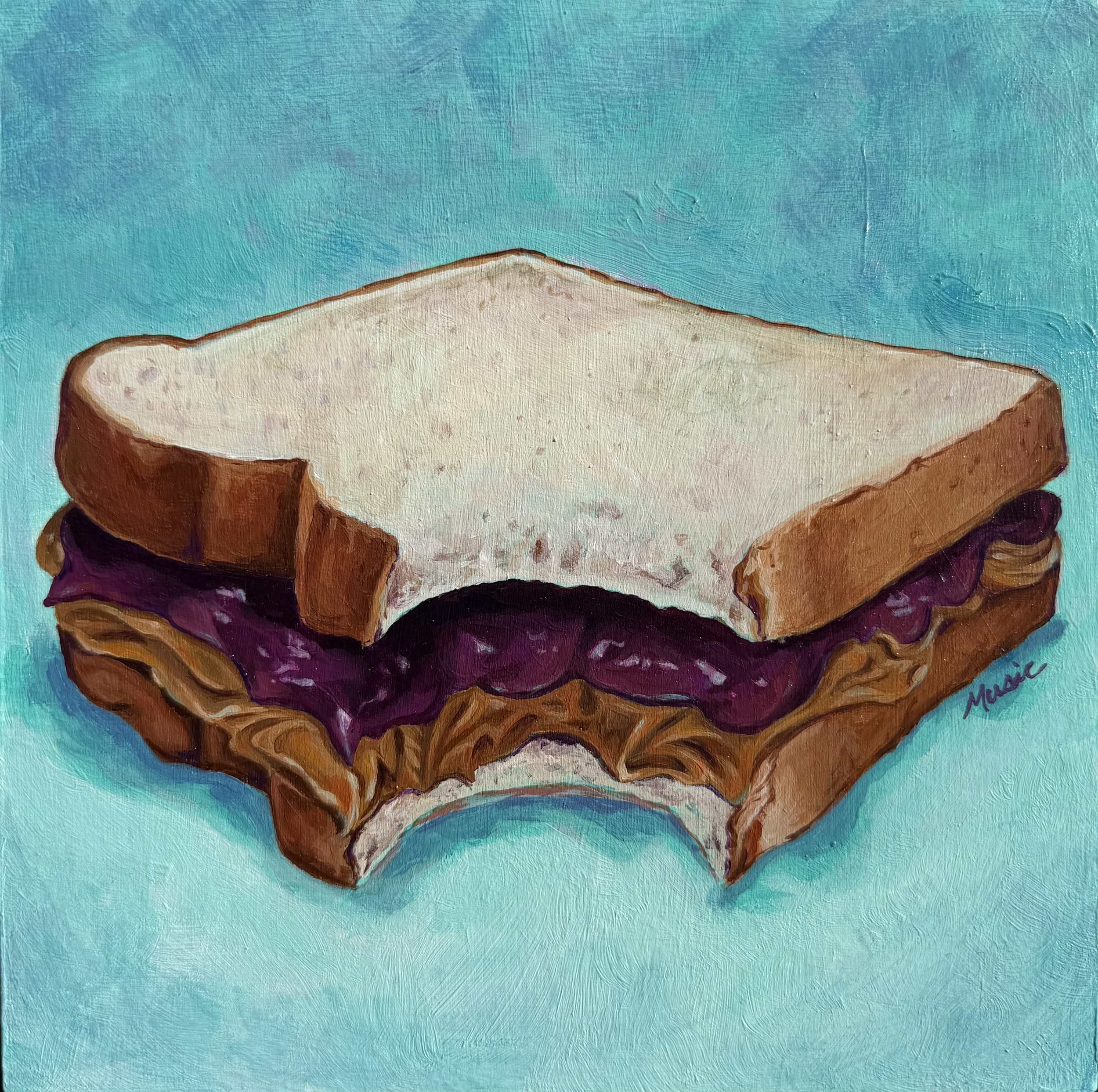 PBJ
Acrylic on Wood
8x8 Inches