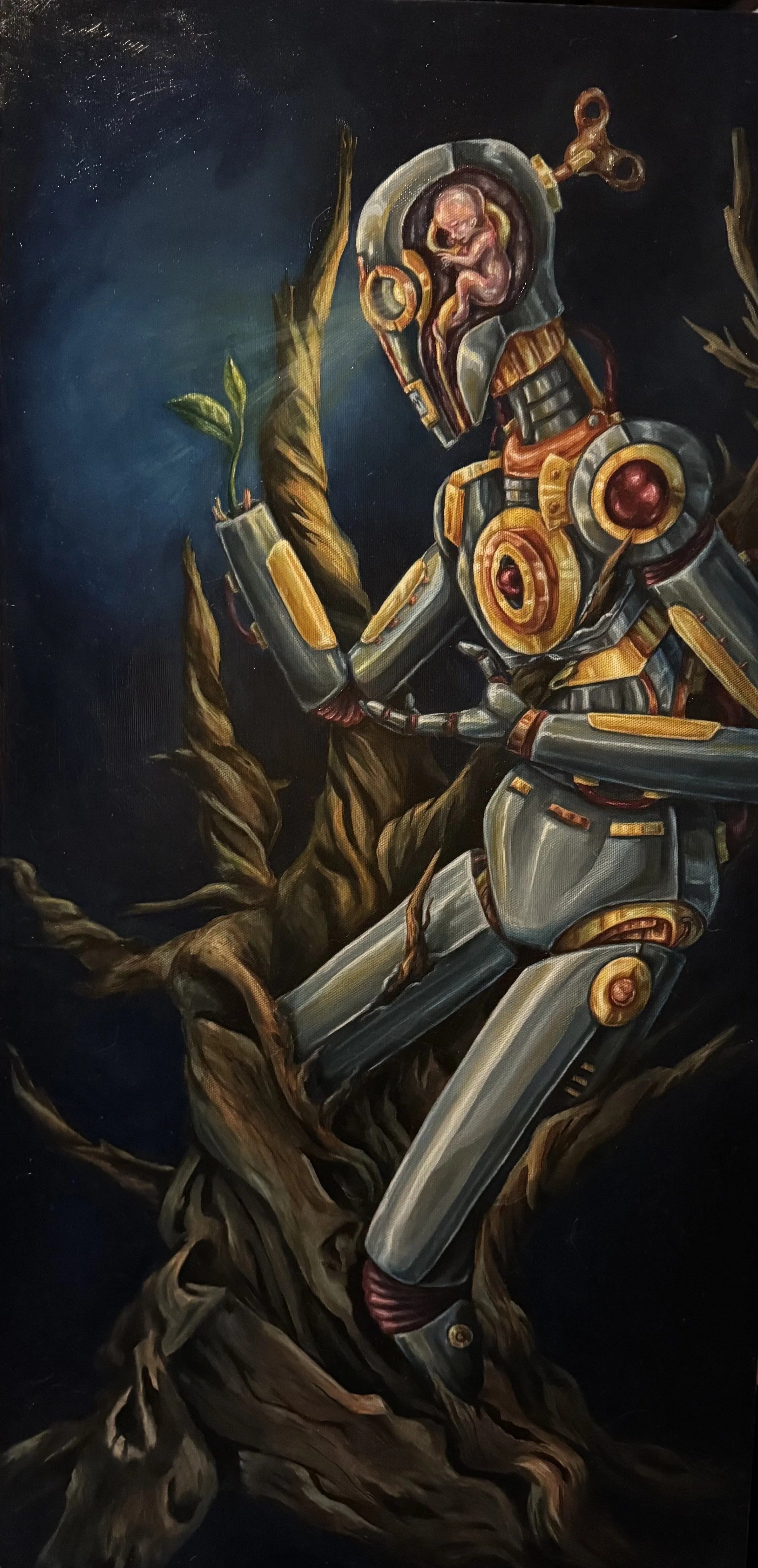 Growth
Oil on Canvas
30x15 Inches