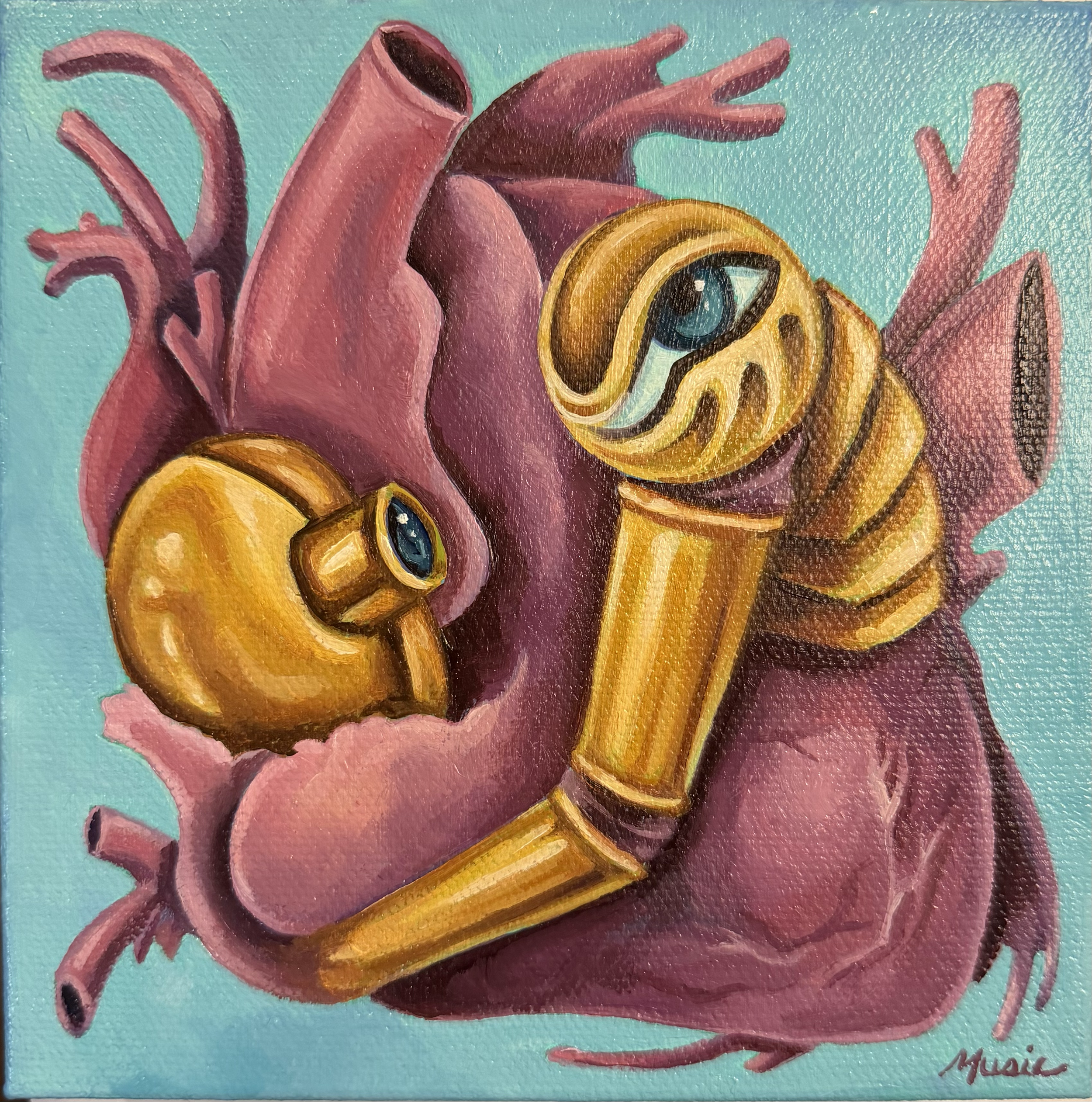 In My Heart
Oil on Canvas
6x6 Inches