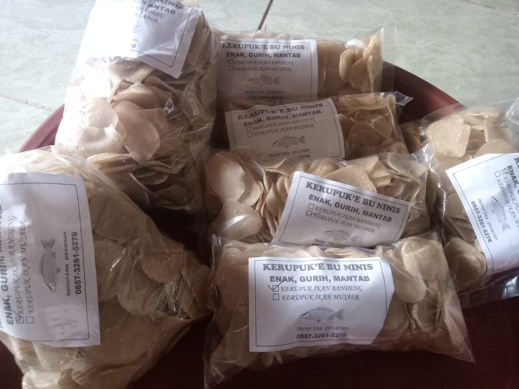 Kerupuk Ikan Mentah & Matang
