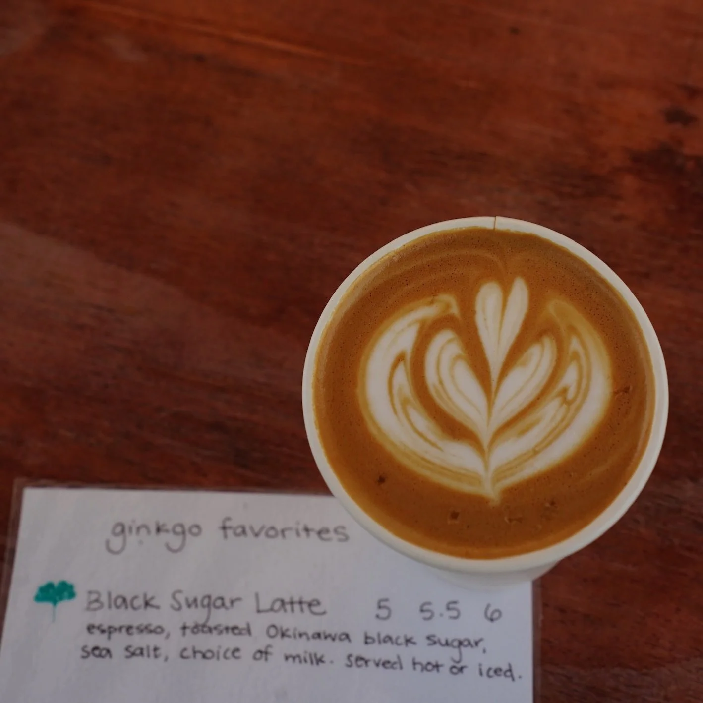 Cozy vibes for this rainy Thursday! On one of Will&rsquo;s trips home to Taipei, he tried a latte with torched black sugar and the rest is history. Ours is made with Okinawa black sugar that we toast and topped with a little sprinkle of sea salt. 🤌