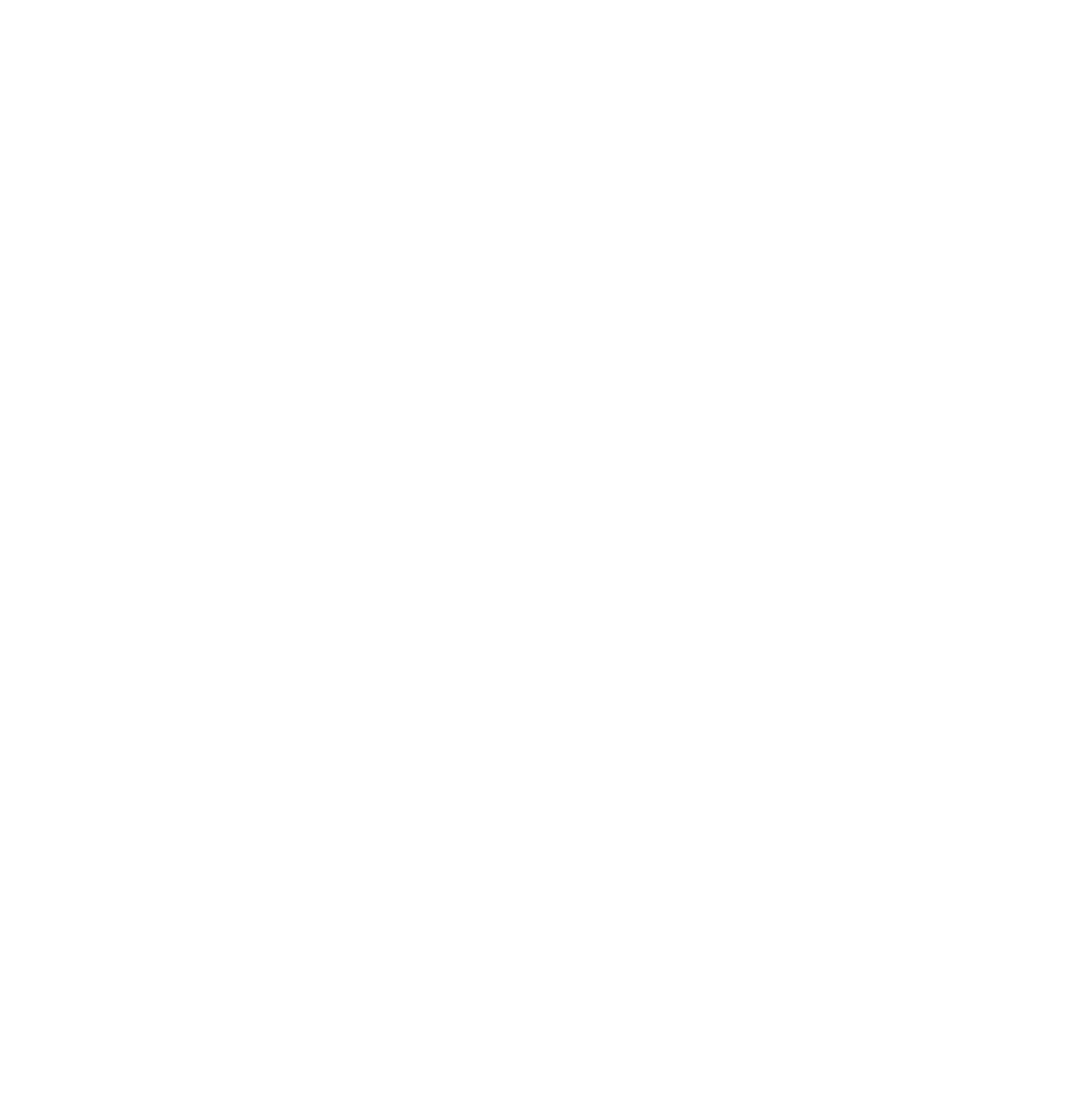 Outline of a hibiscus flower with detailed petals and stamen on a black background.