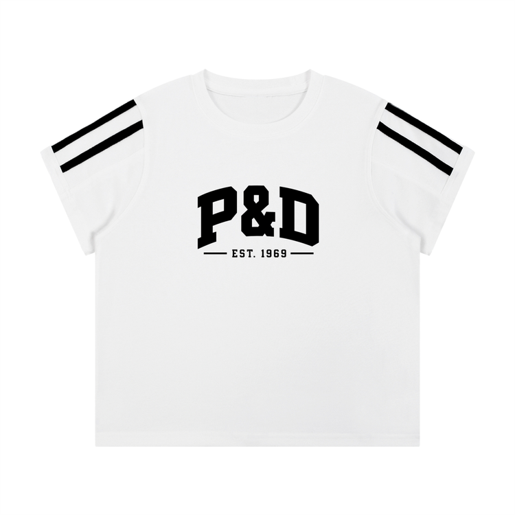 P&D Varsity Stripe Tee