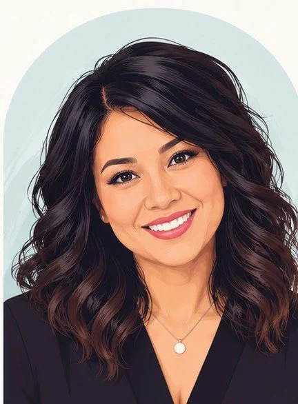 Illustrated portrait of Kayla Estrada