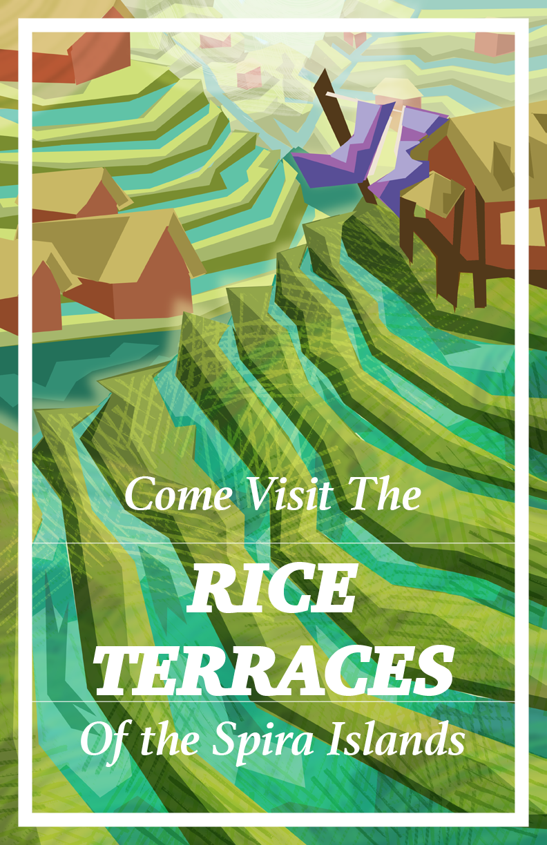 Spira: See the Rice Terraces!
11" x 17"