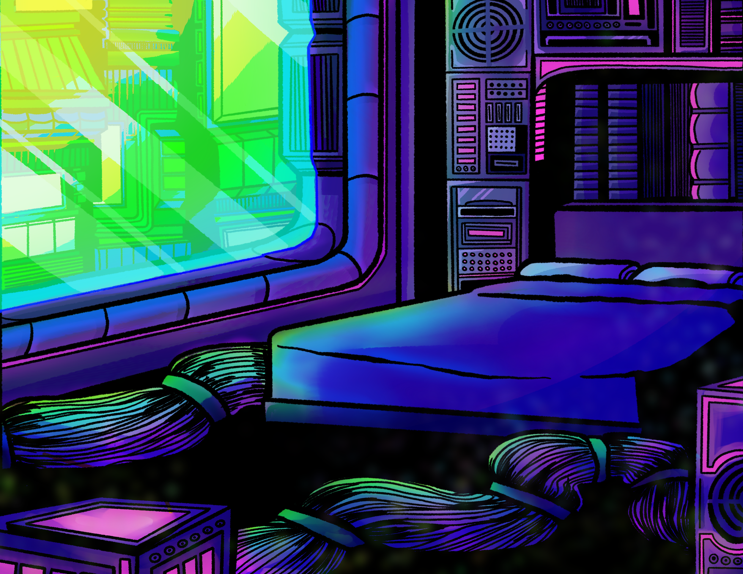 Calamity: Bedroom
11" x 8.5"