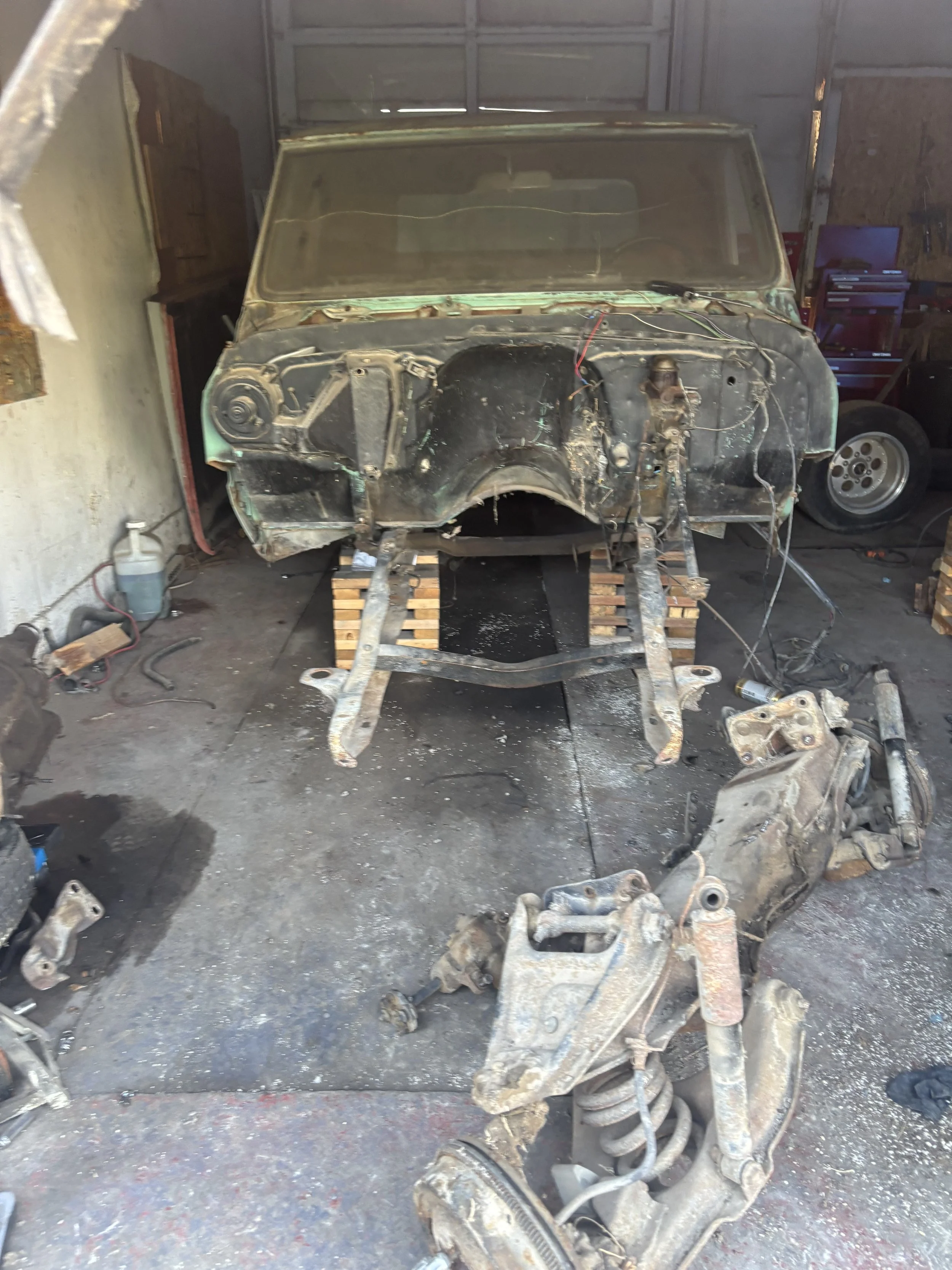 Measuring for the Corvette Suspension Swap