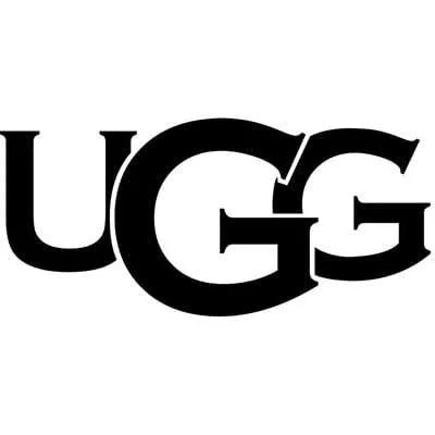 Close-up of the letters 'U' and 'G' in black, with partial view of the letter 'E' in black on a white background.