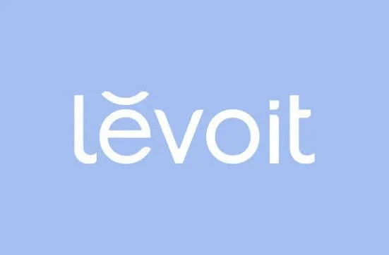 Light blue background with the stylized word 'lêvoît' in white text.