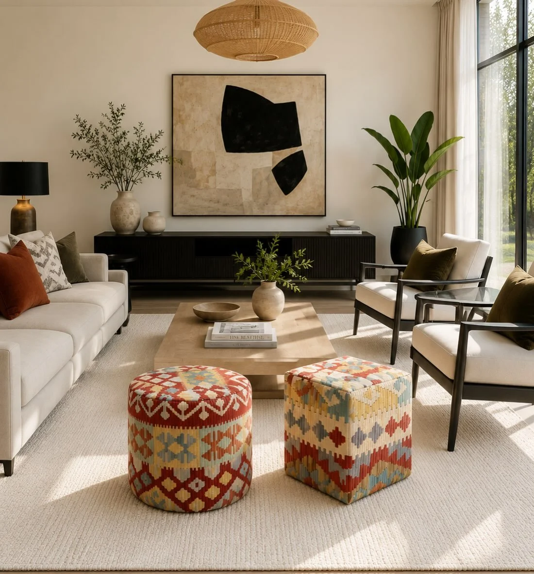 ✨ Pufs decorativos de Kilim ✨

Dise&ntilde;o, tradici&oacute;n y personalidad en una sola pieza. Nuestros pufs de Kilim aportan un toque &eacute;tnico, elegante y atemporal a cualquier espacio.

Perfectos para salones, dormitorios, tiendas y proyecto