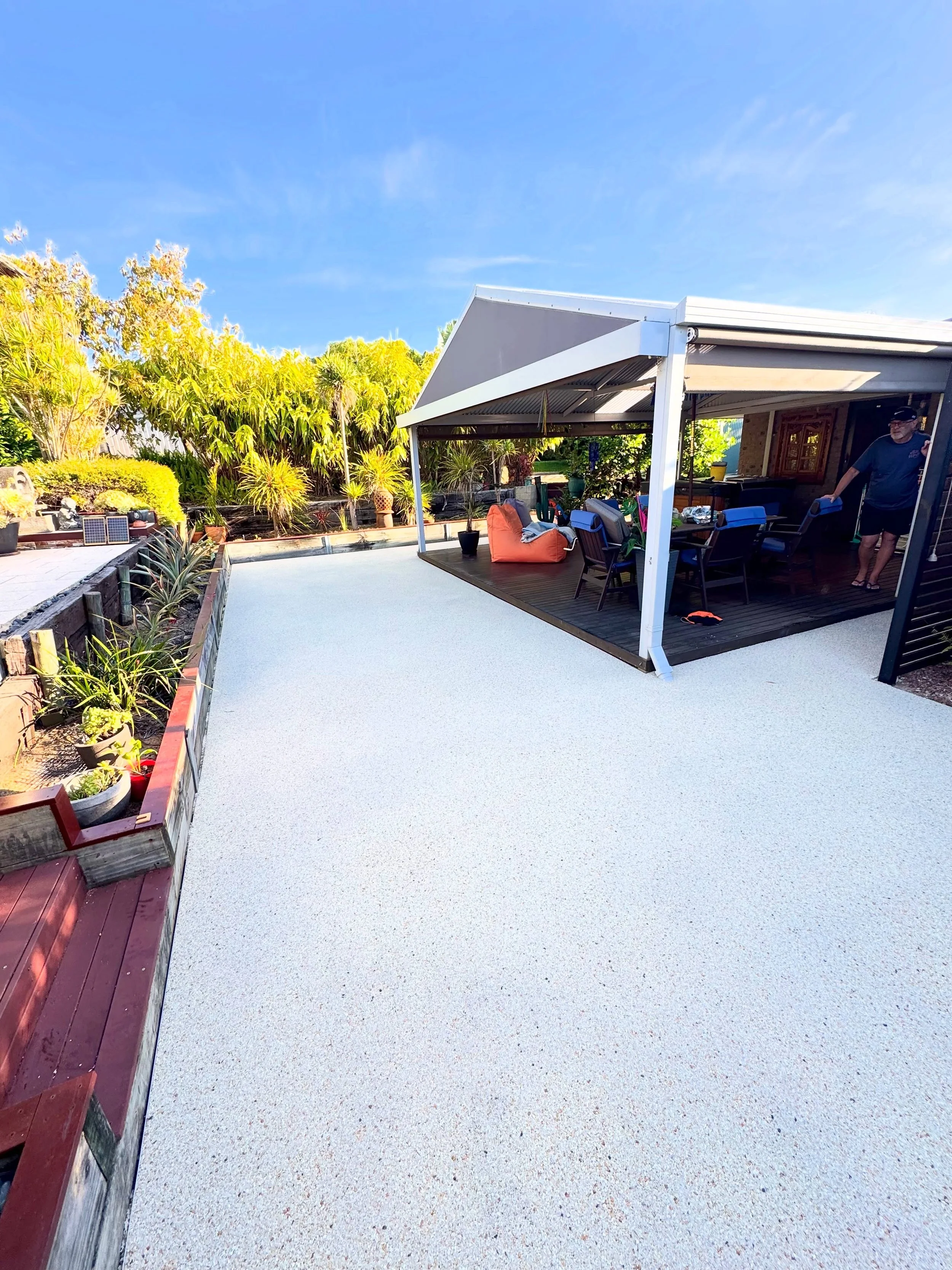 Old pavers, NEW LOOK🔥

From tired and outdated to a fresh, seamless finish in Bondi Breeze by Vuba Surfaces. 🌊

No ripping up the old pavers &mdash; just a complete transformation with our resin bound resurfacing system.

👉 Got an outdoor area tha