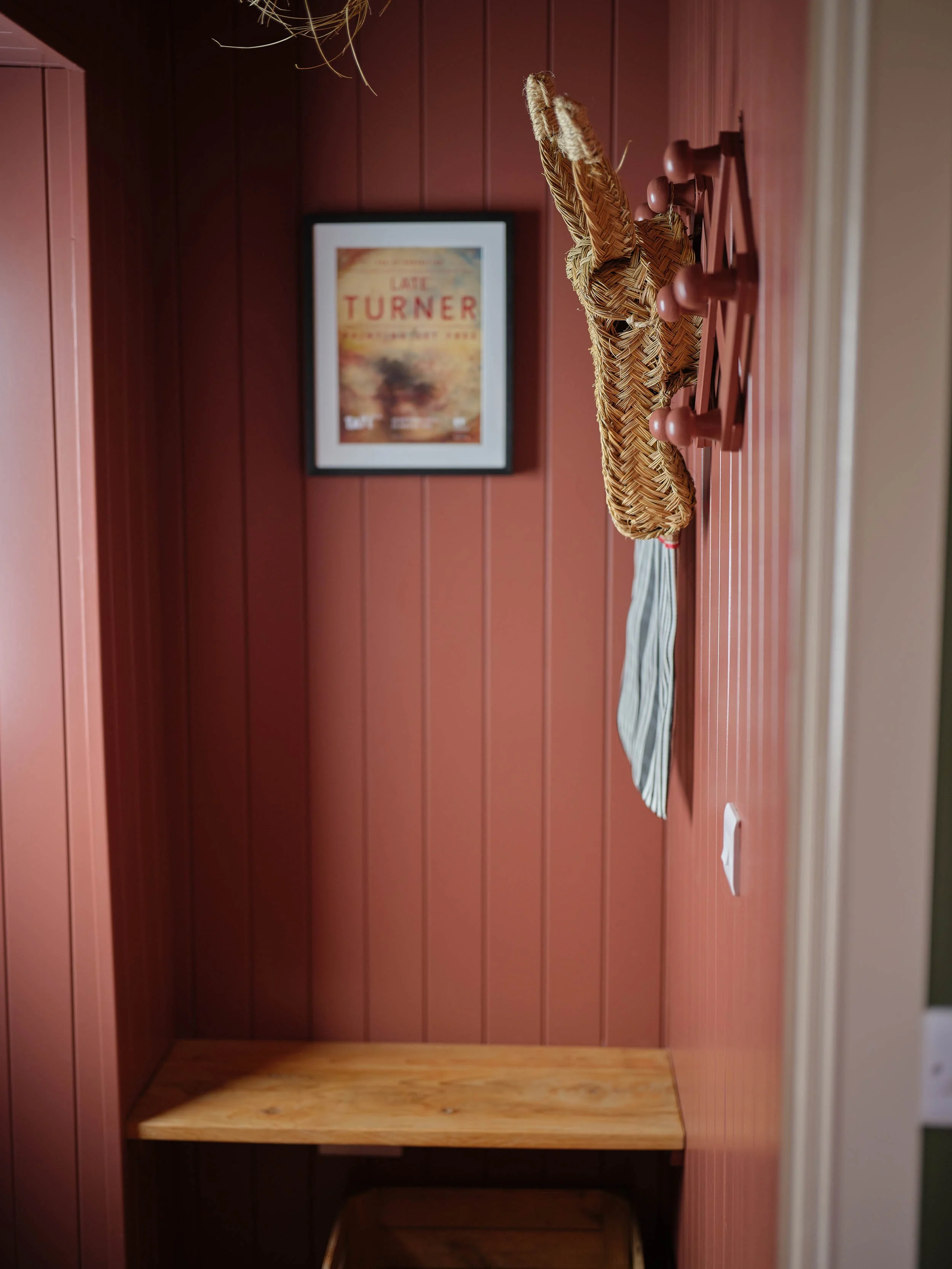 Turner Cottage: On the wall