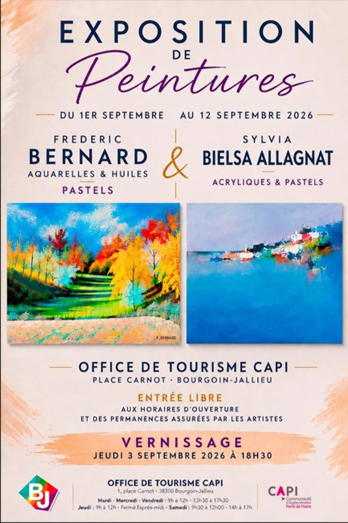 Exposition Office du Tourisme Bourgoin-Jallieu (38)